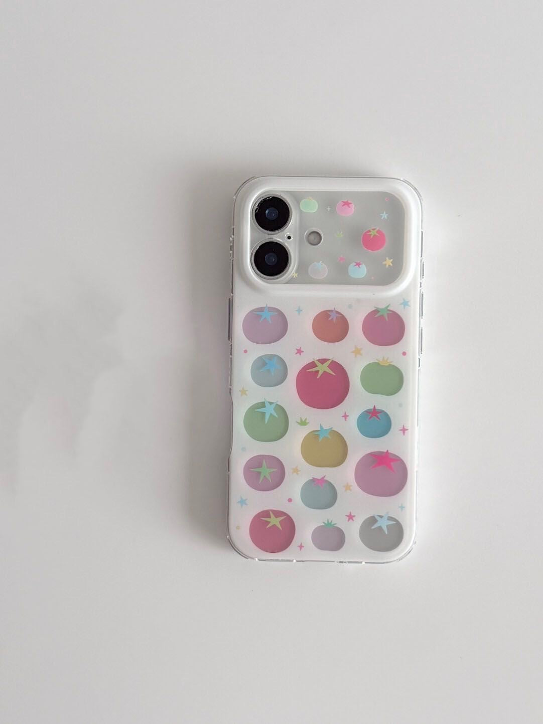 Tomato star pattern case for iPhones