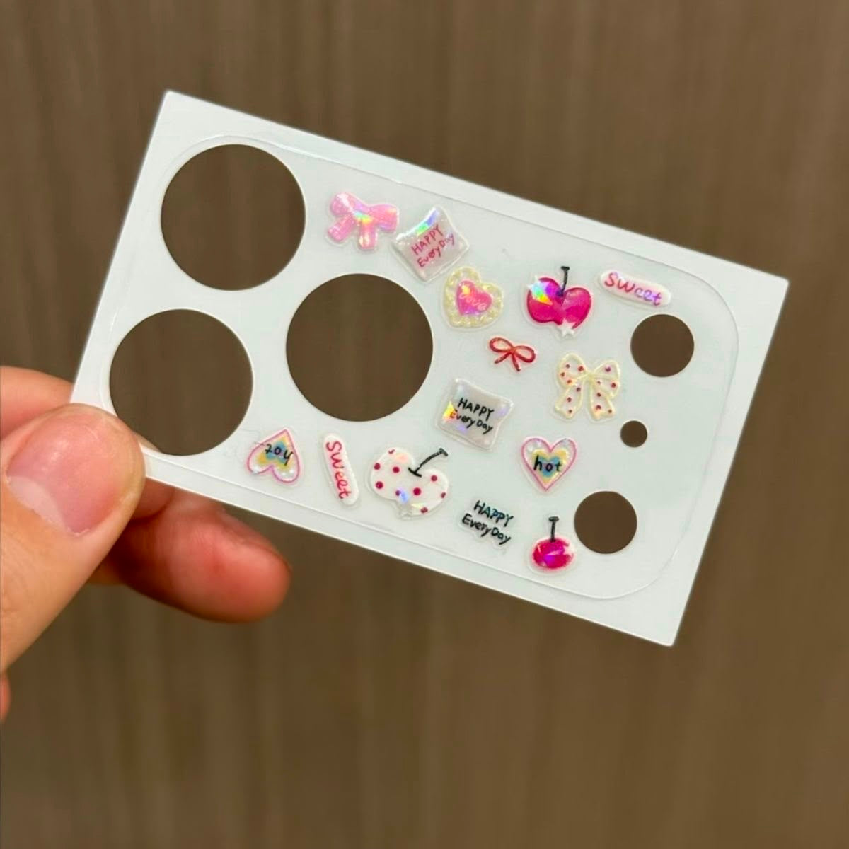 3D Camera Decoration Stickers