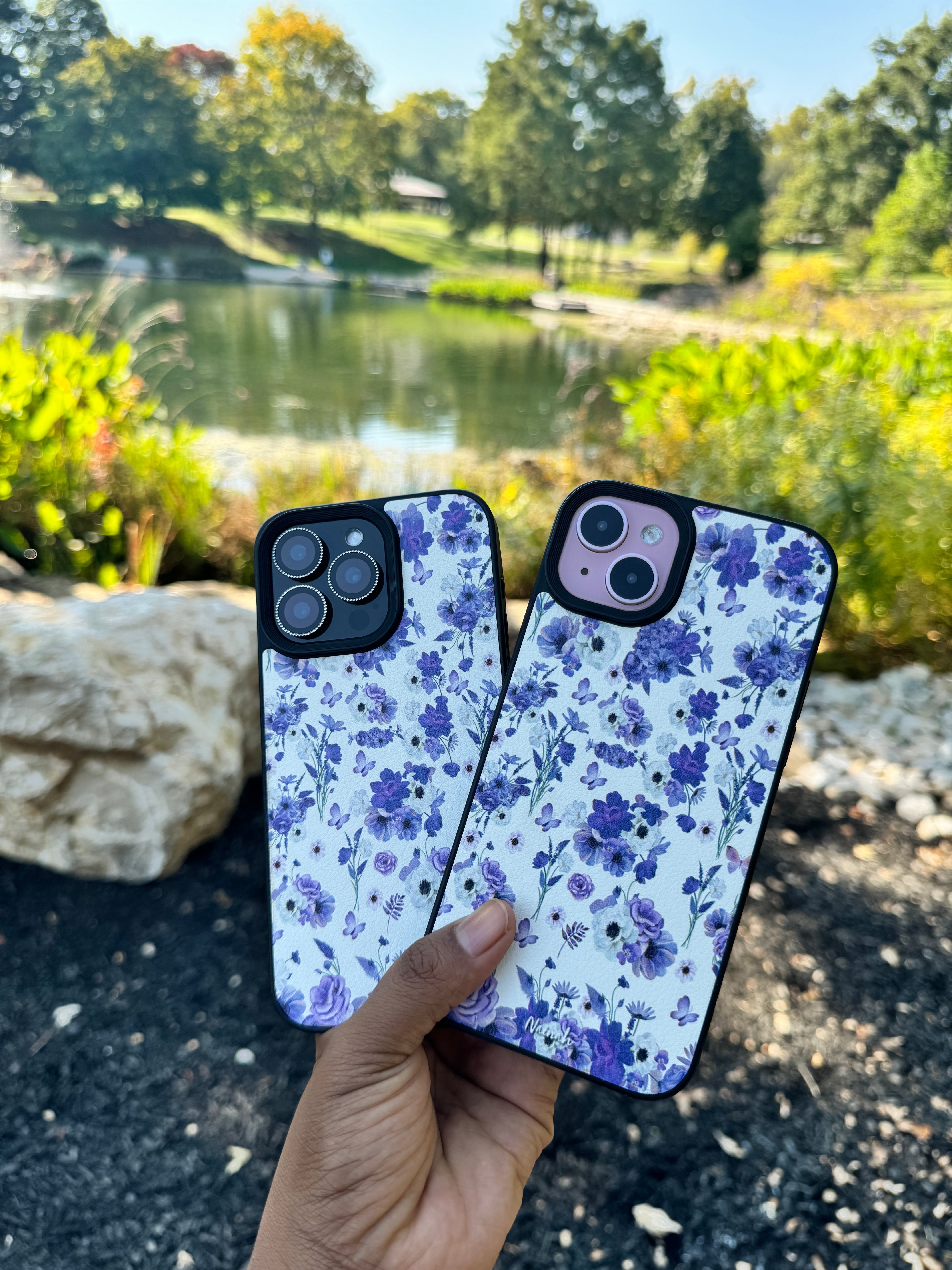 Purple Garden iPhone Case