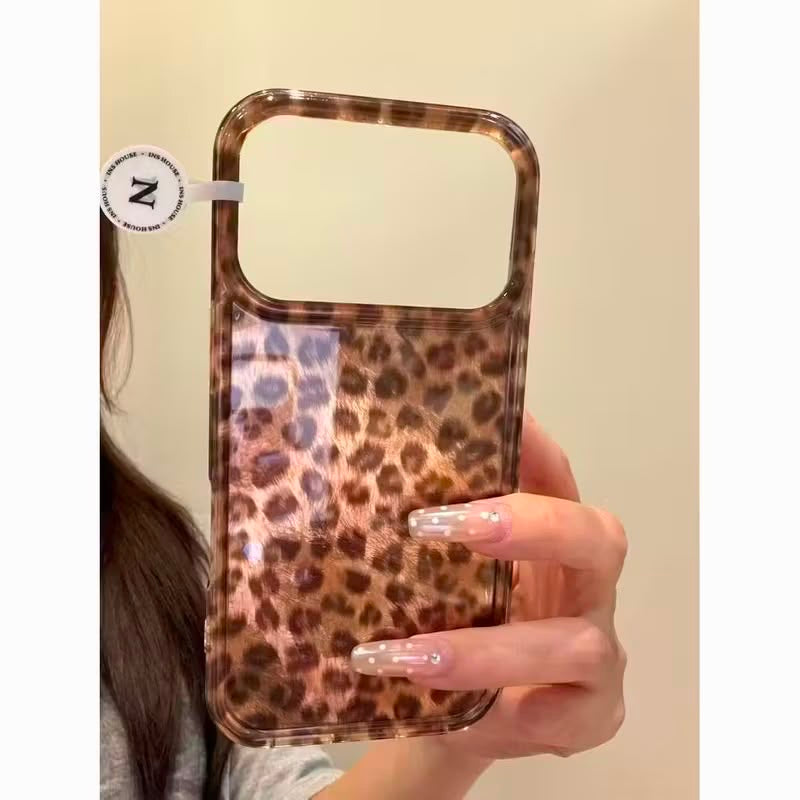 Brown Leopard Print iPhone Case