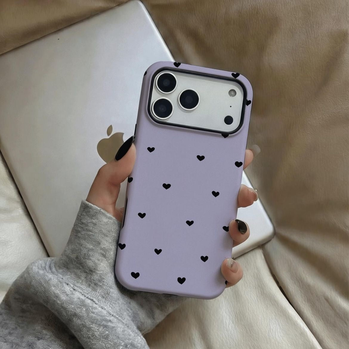 Purple heart Case for iPhones