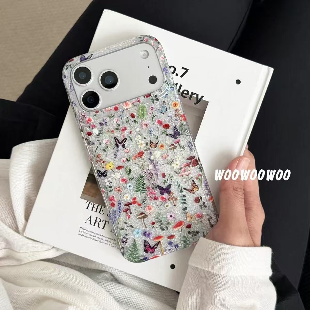 Butterfly flower case for iphones