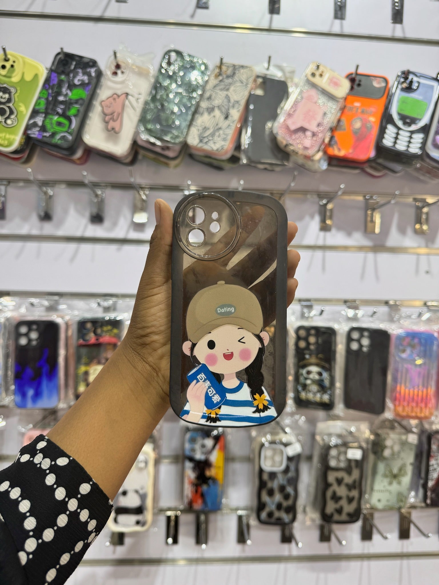 Girl Dating cap Case For IPhones