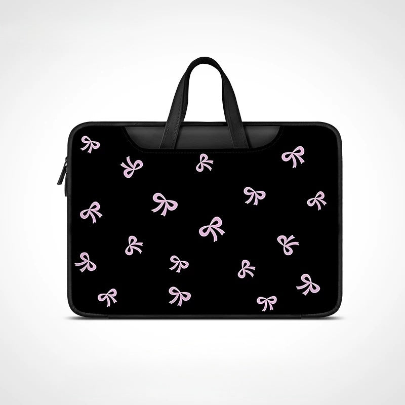 Black Bow Laptop Bag