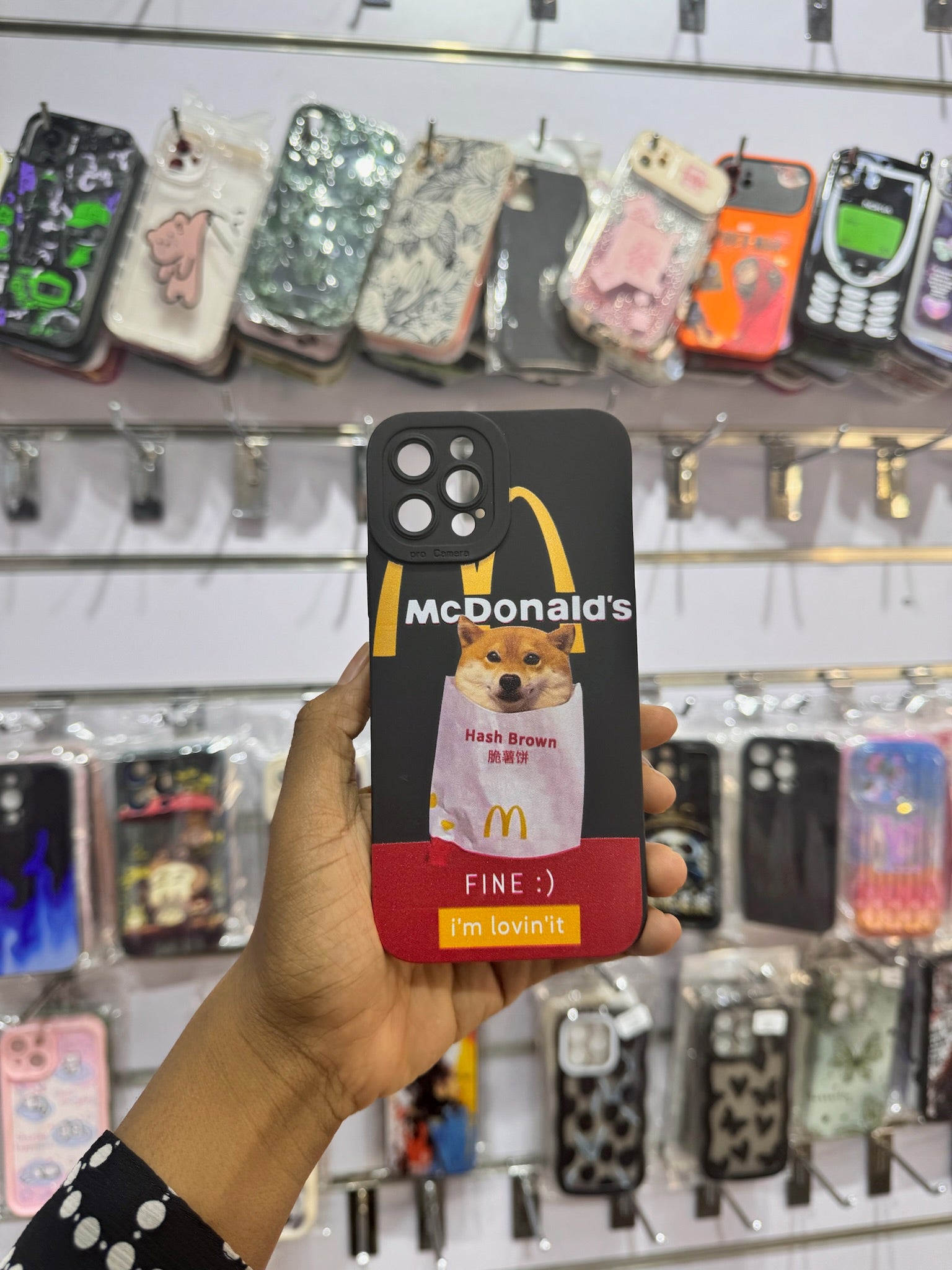 Hash brown case for iPhones