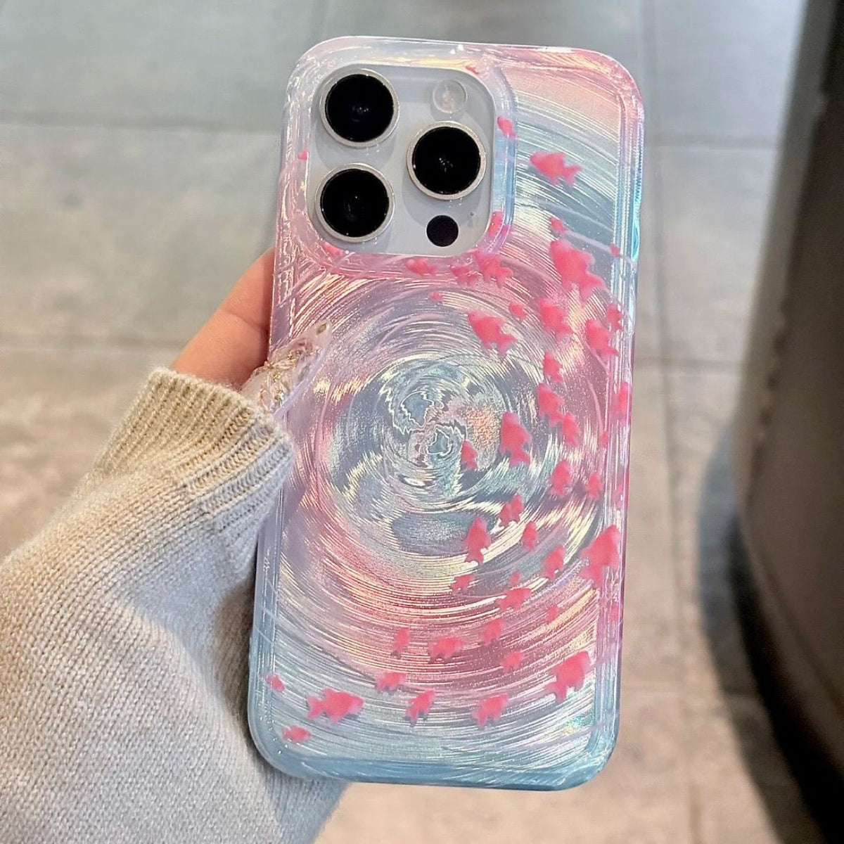 Pink Vortex iPhone Case