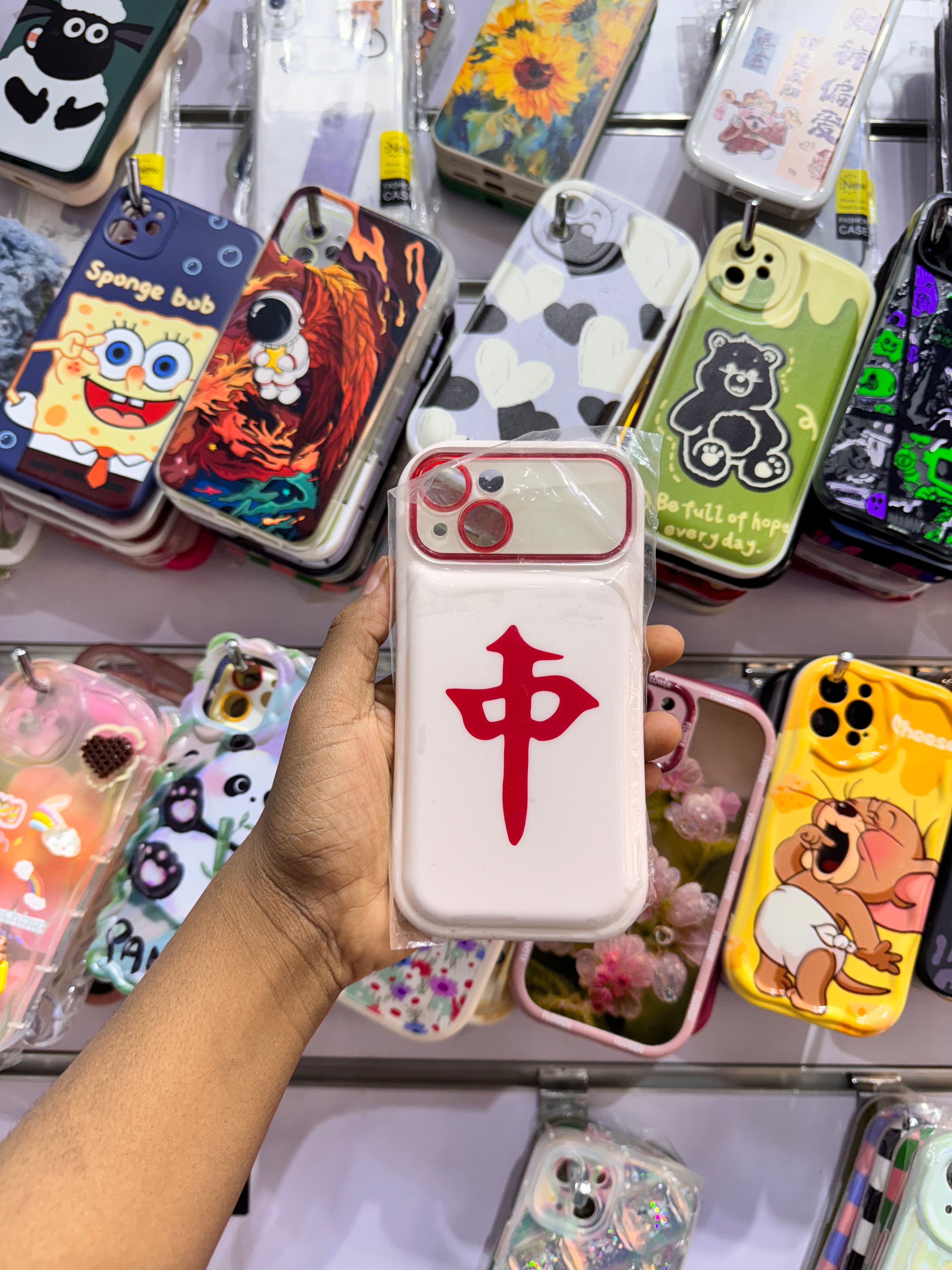 Red Chinese Writing Case For iPhones