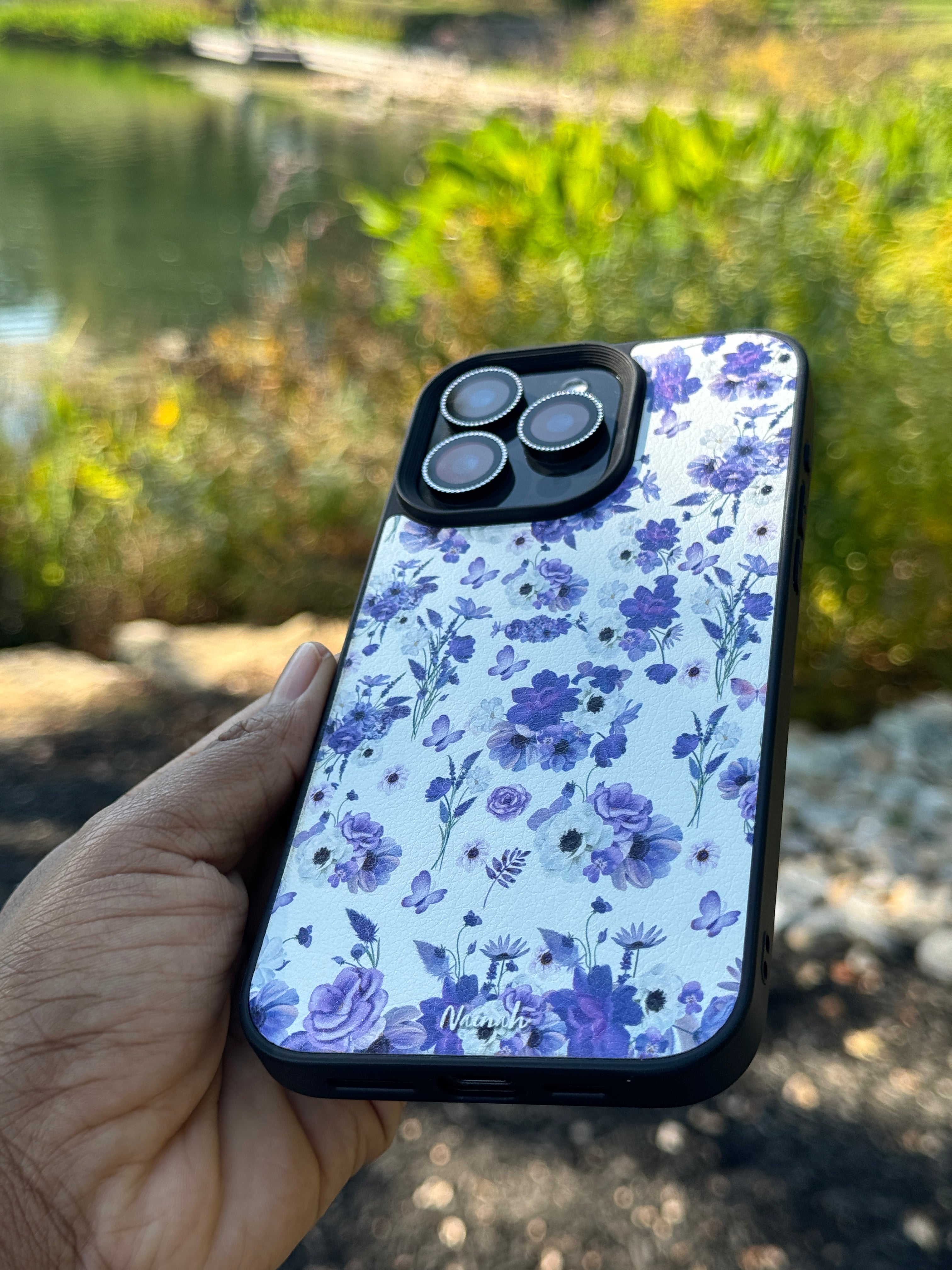 Purple Garden iPhone Case