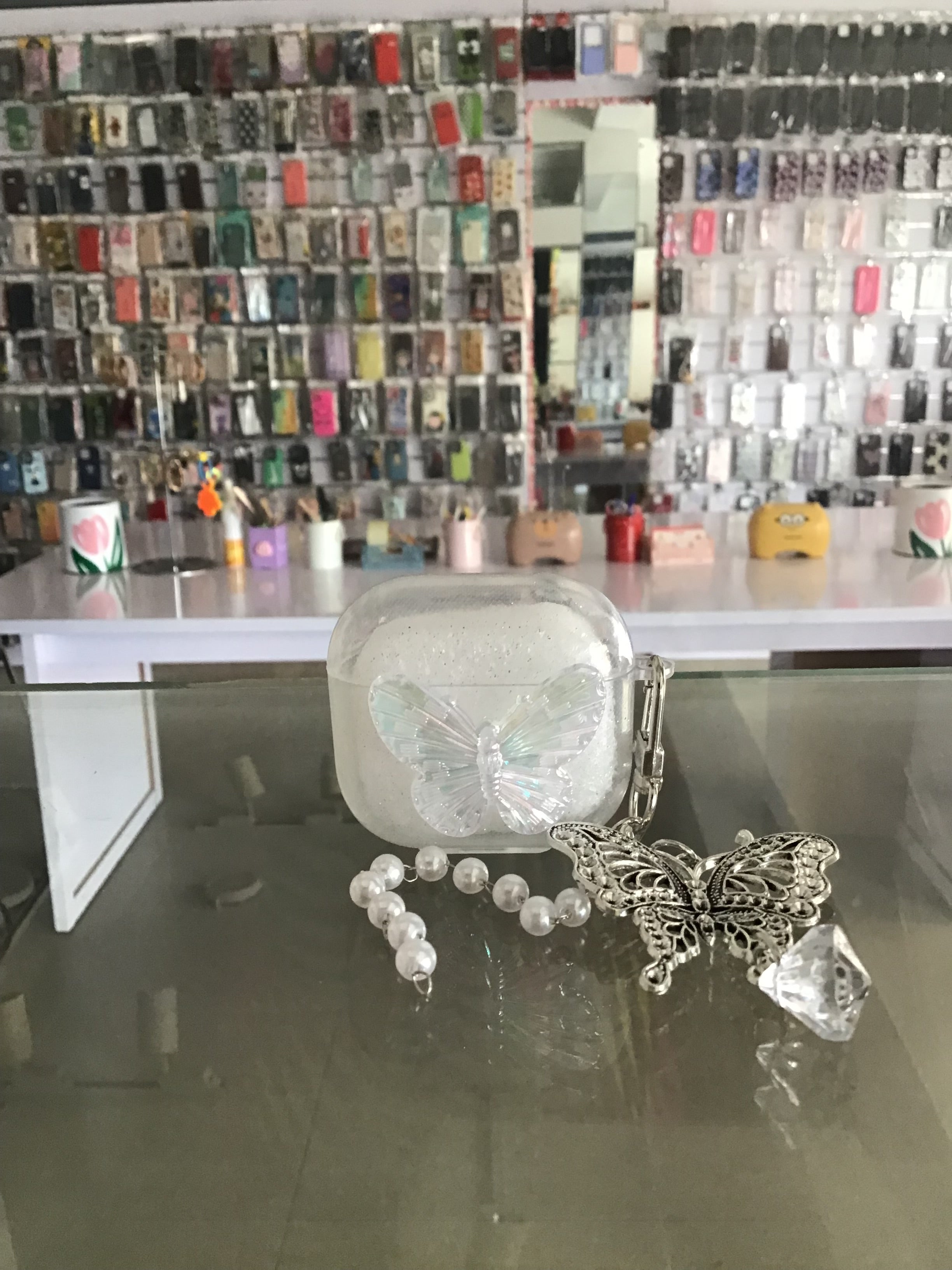 Butterfly Charm AirPods Case