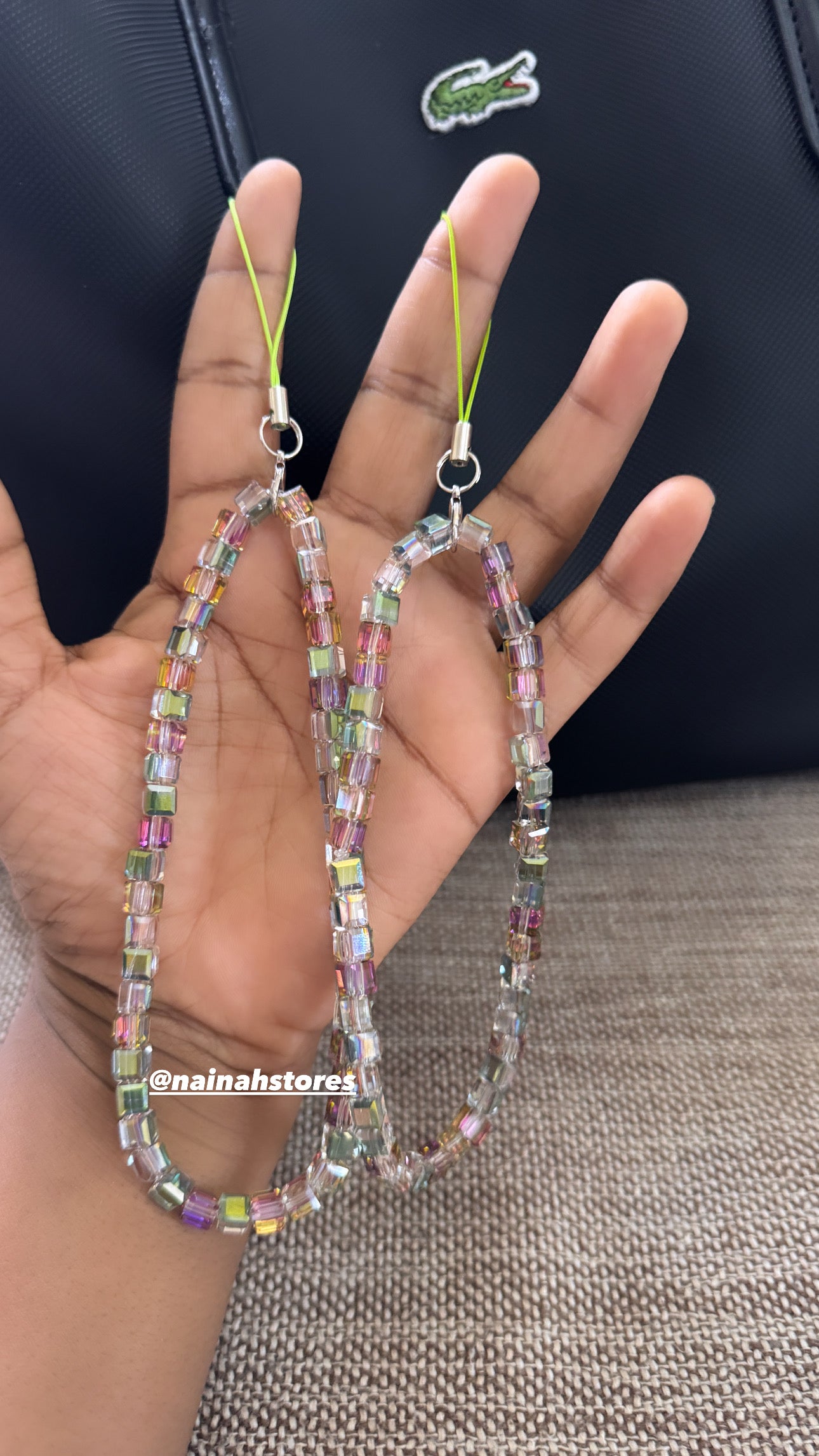 Multi Crystal beads Luxury phone charm