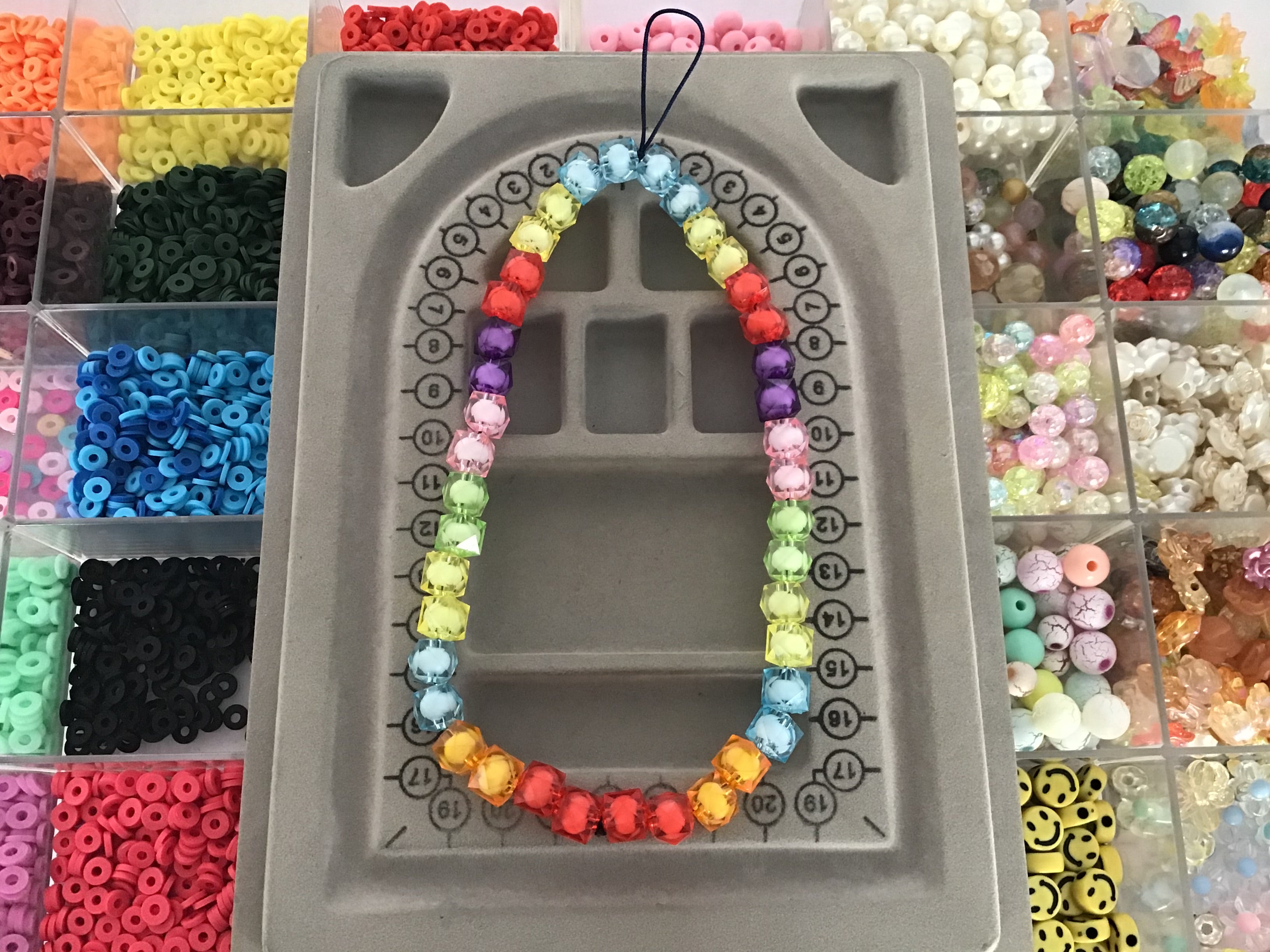 Multi Color Phone Charm