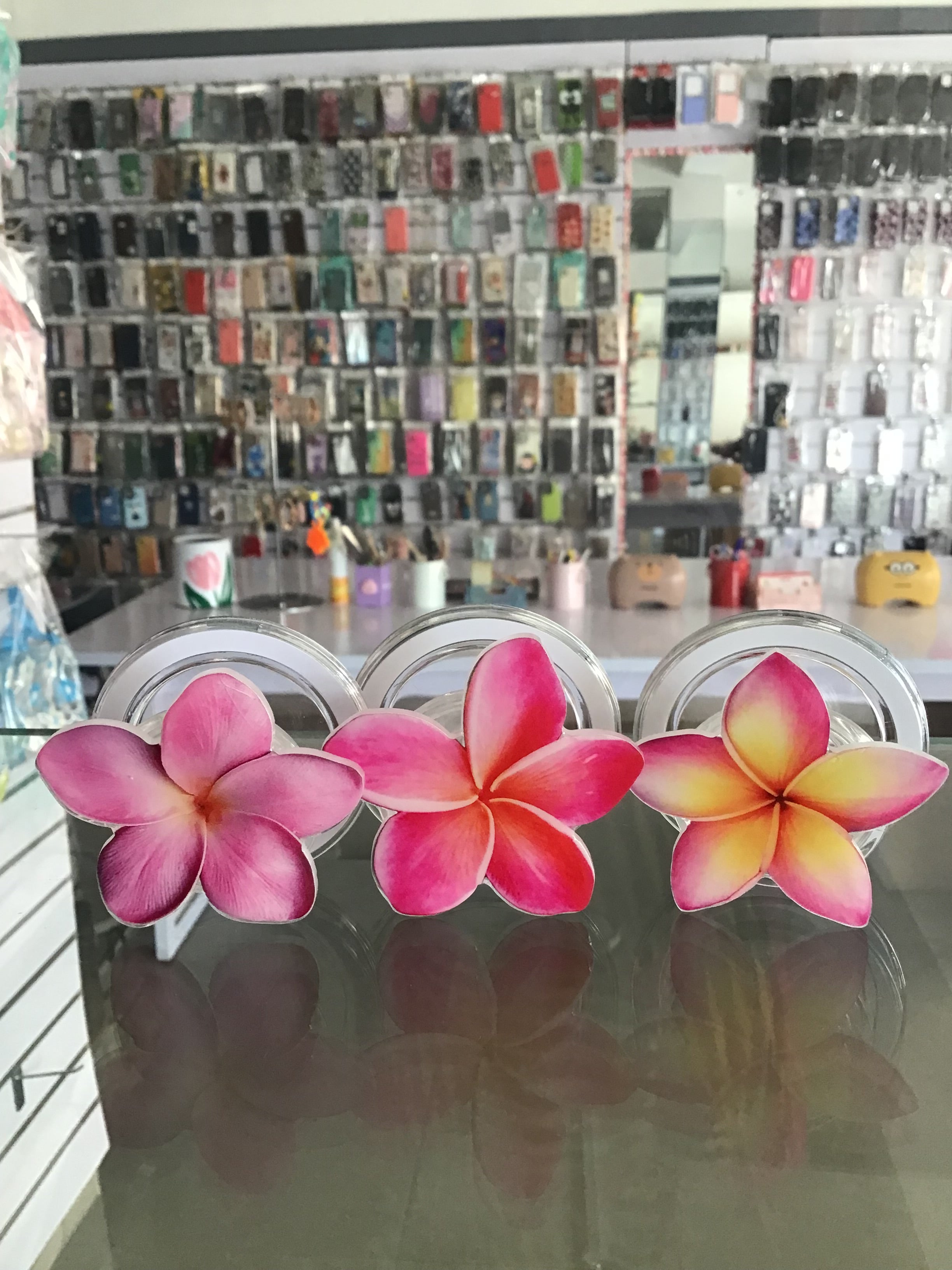 Plumeria Flower Magsafe Phone Grip