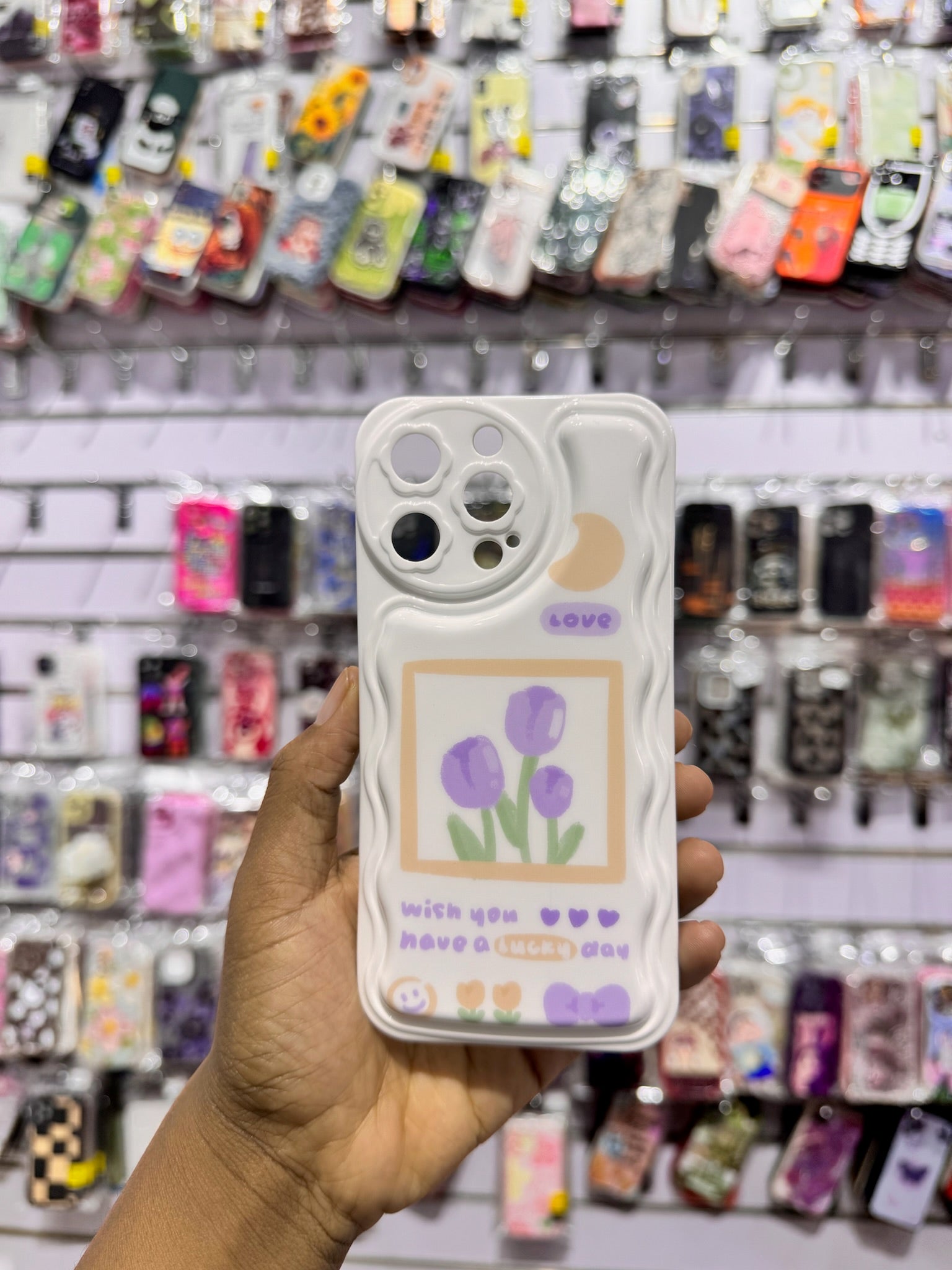 Love Purple Tulip Case For IPhones