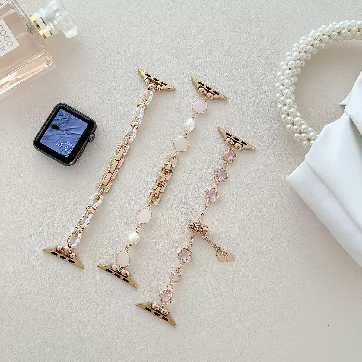 Luxe Chain Apple Watch Band (Gold)