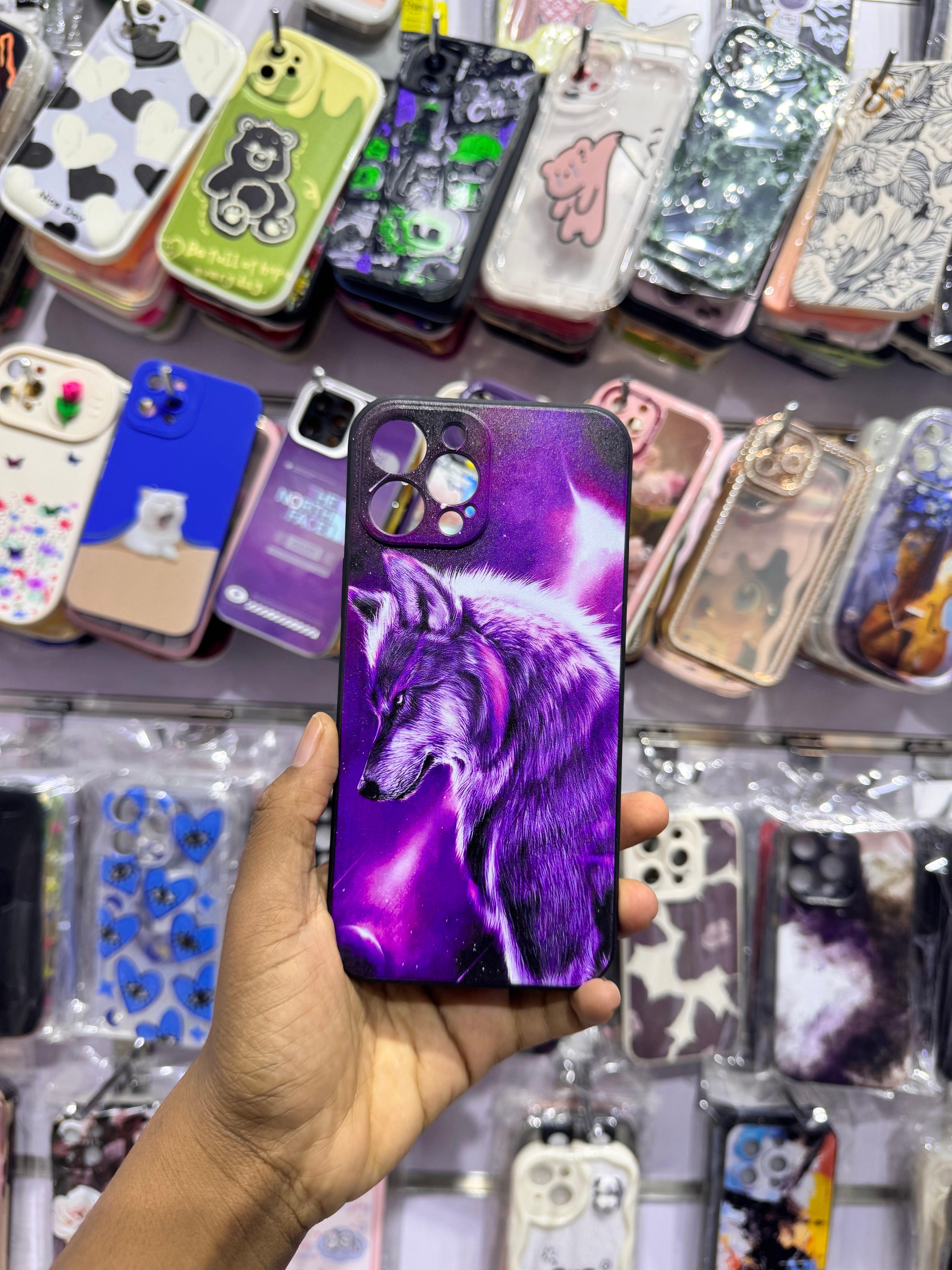 Purple warewolf Case For IPhones