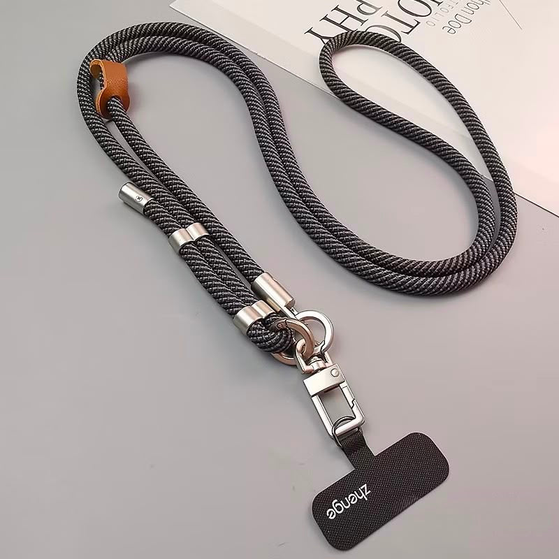 Adjustable long crossbody phone strap