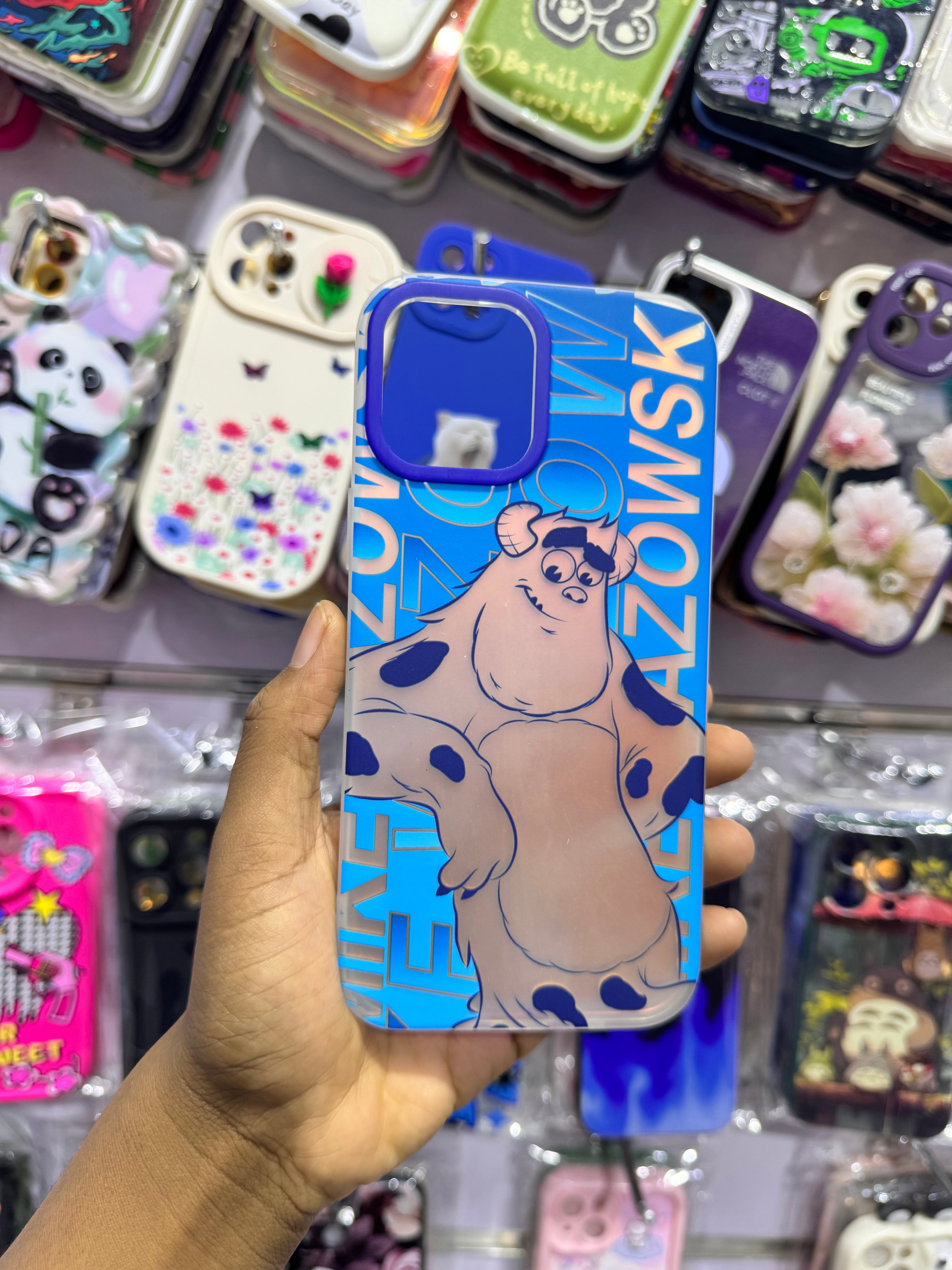 Blue wazowski Case For IPhones