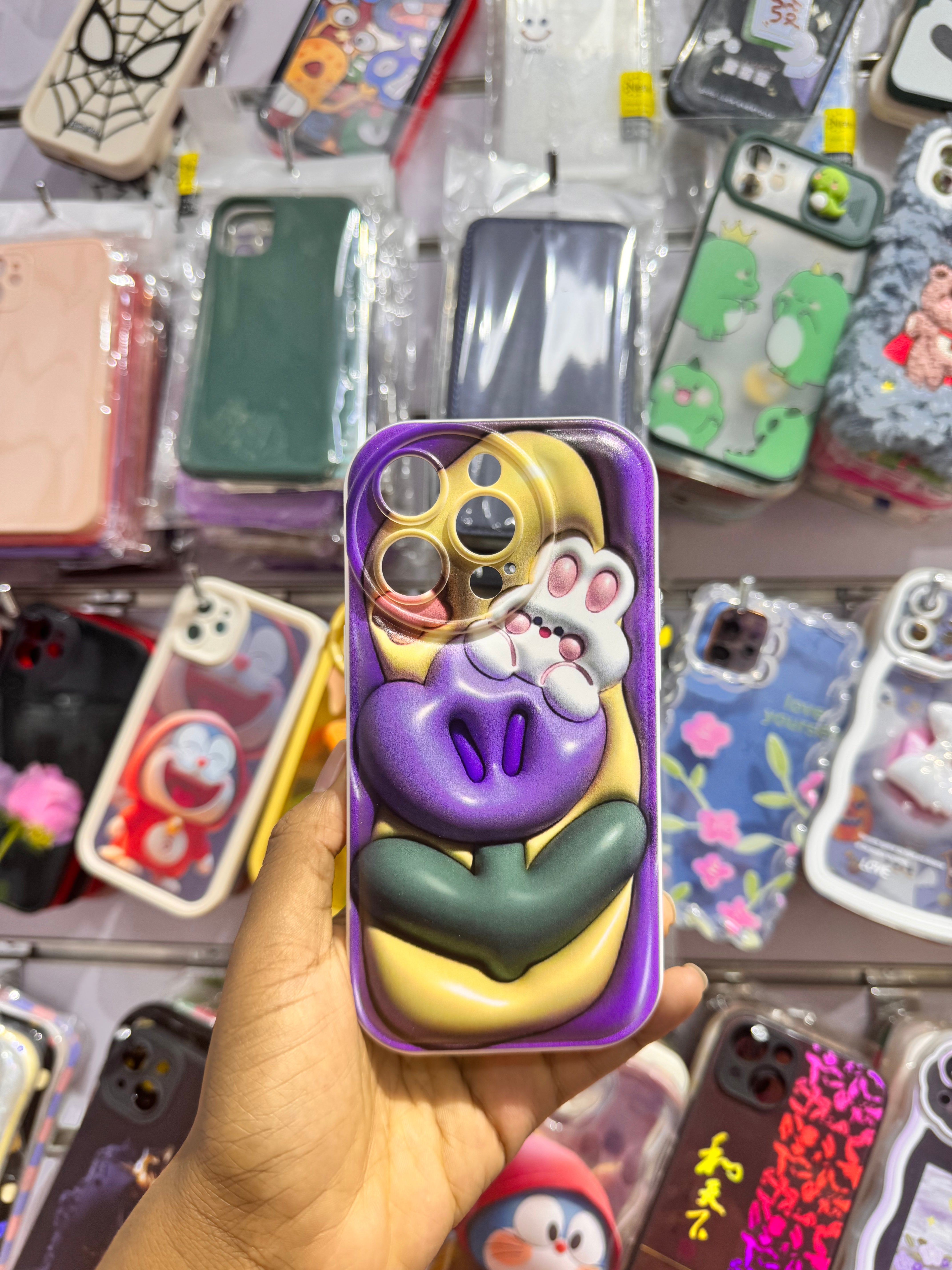 Rabbit Tulip Case For iPhones