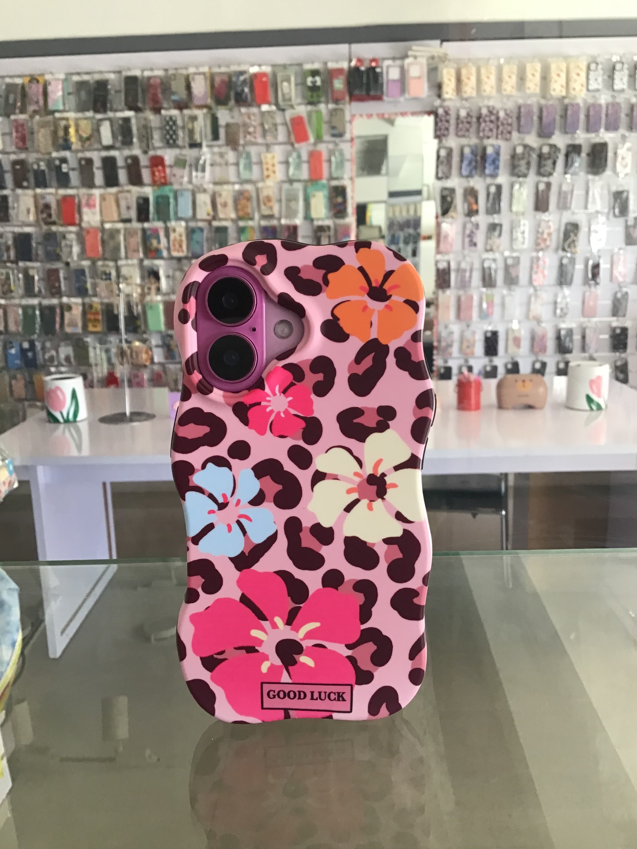 Pink Leopard Floral Case