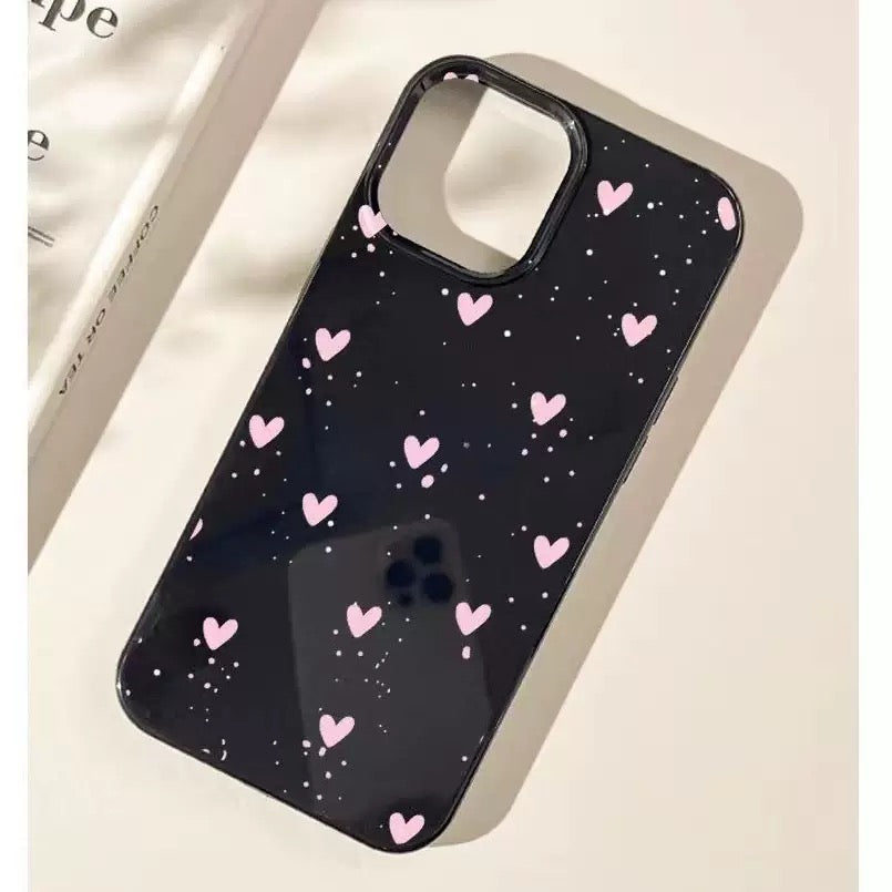 Pink Heart Case For IPhones