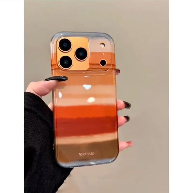 Gradient strap case for iPhones
