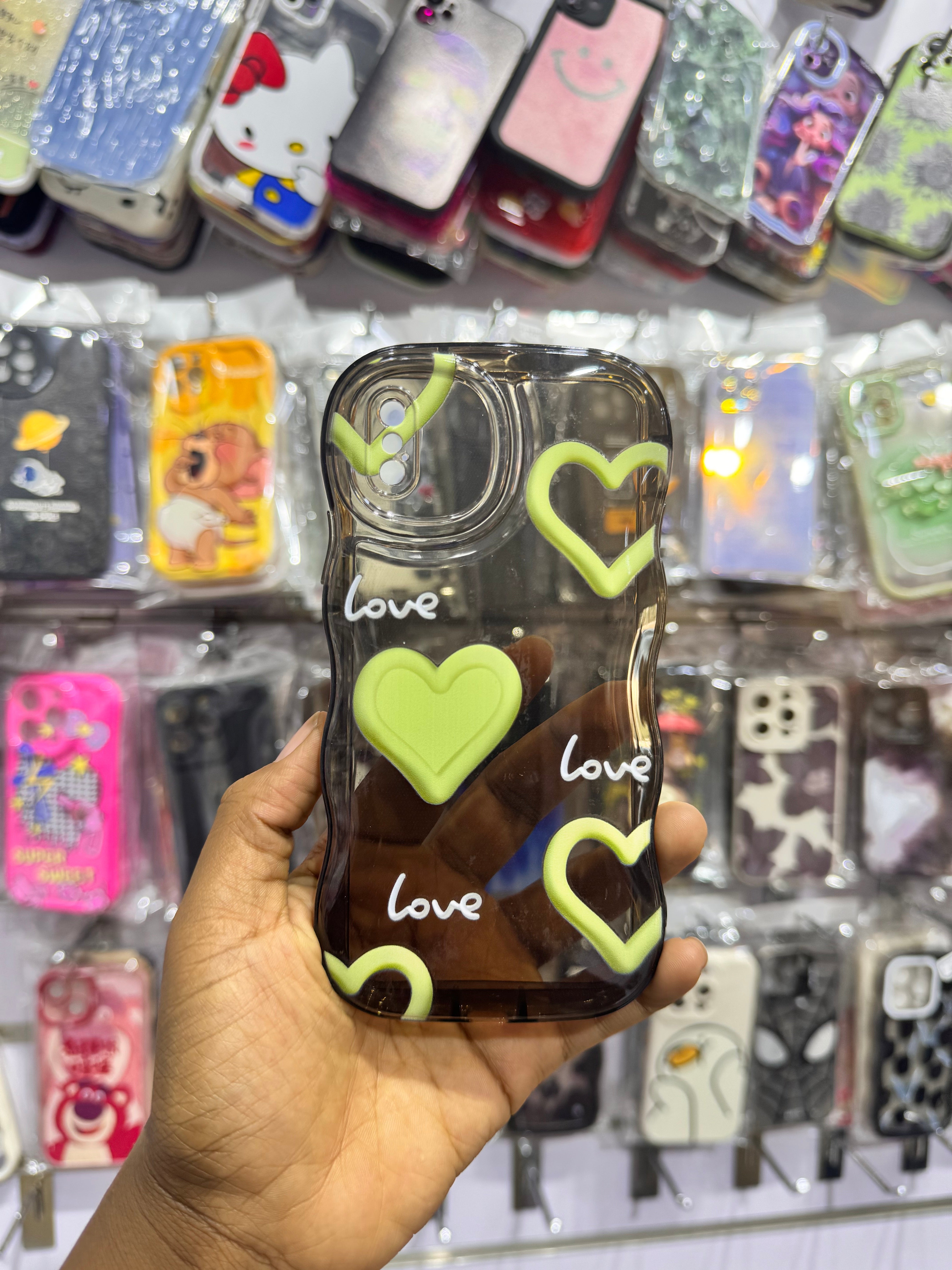 Love black Case for iPhones