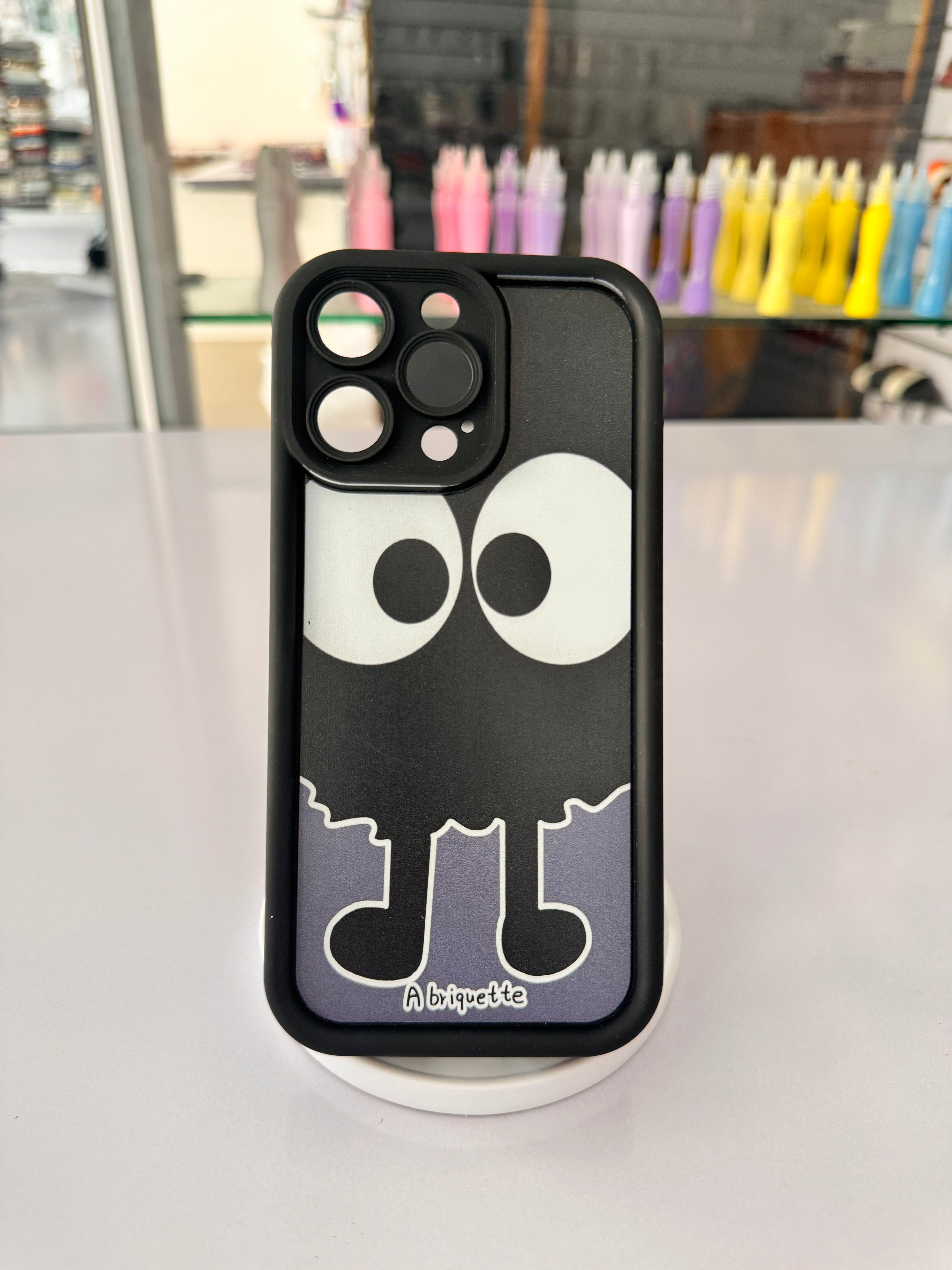 A briquette Case for iPhones