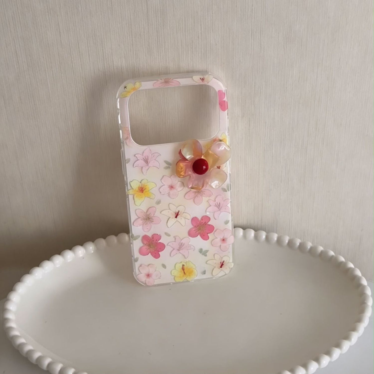 3D Spring Floral iPhone Case