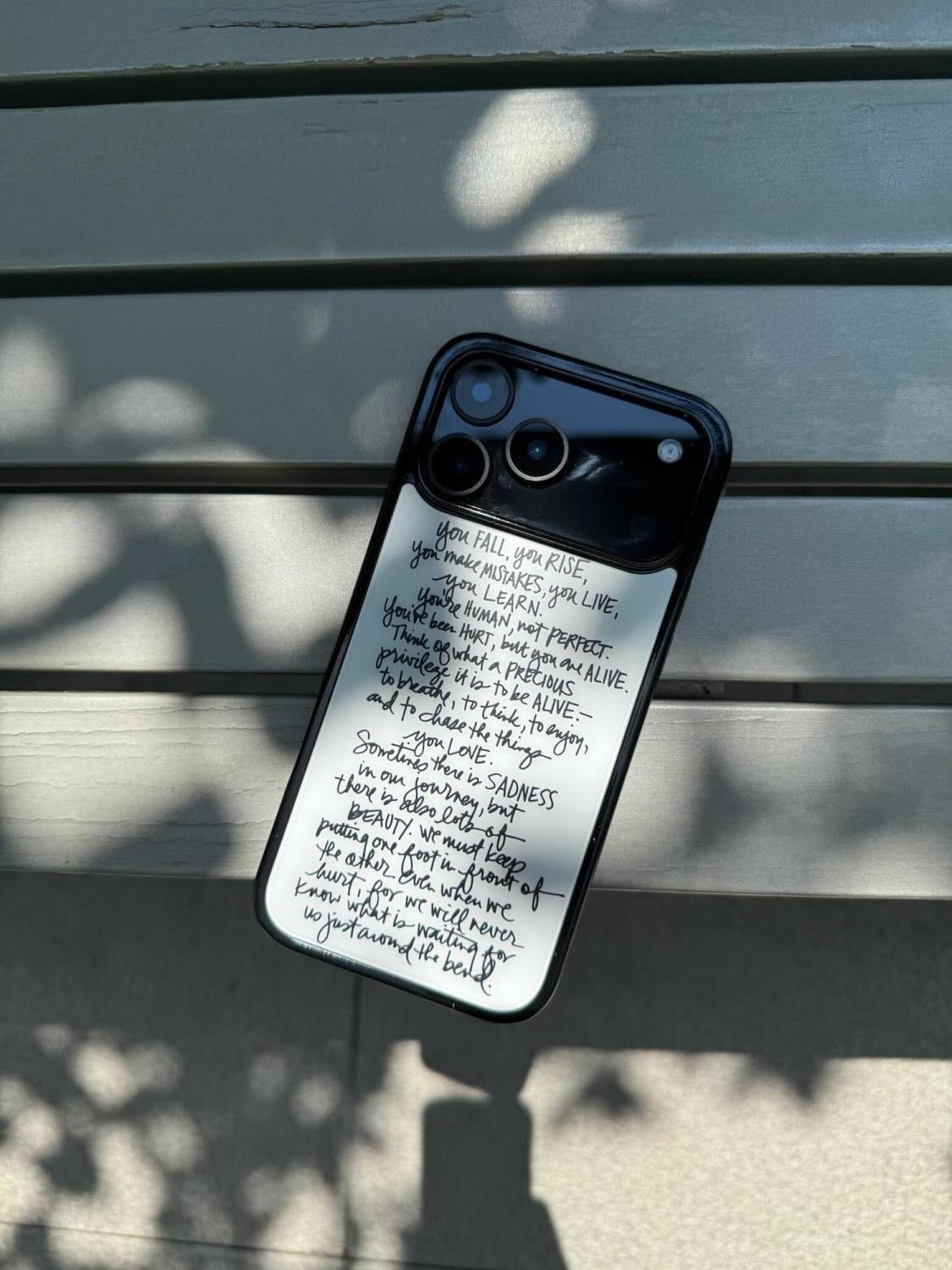 Handwritten case for iPhones