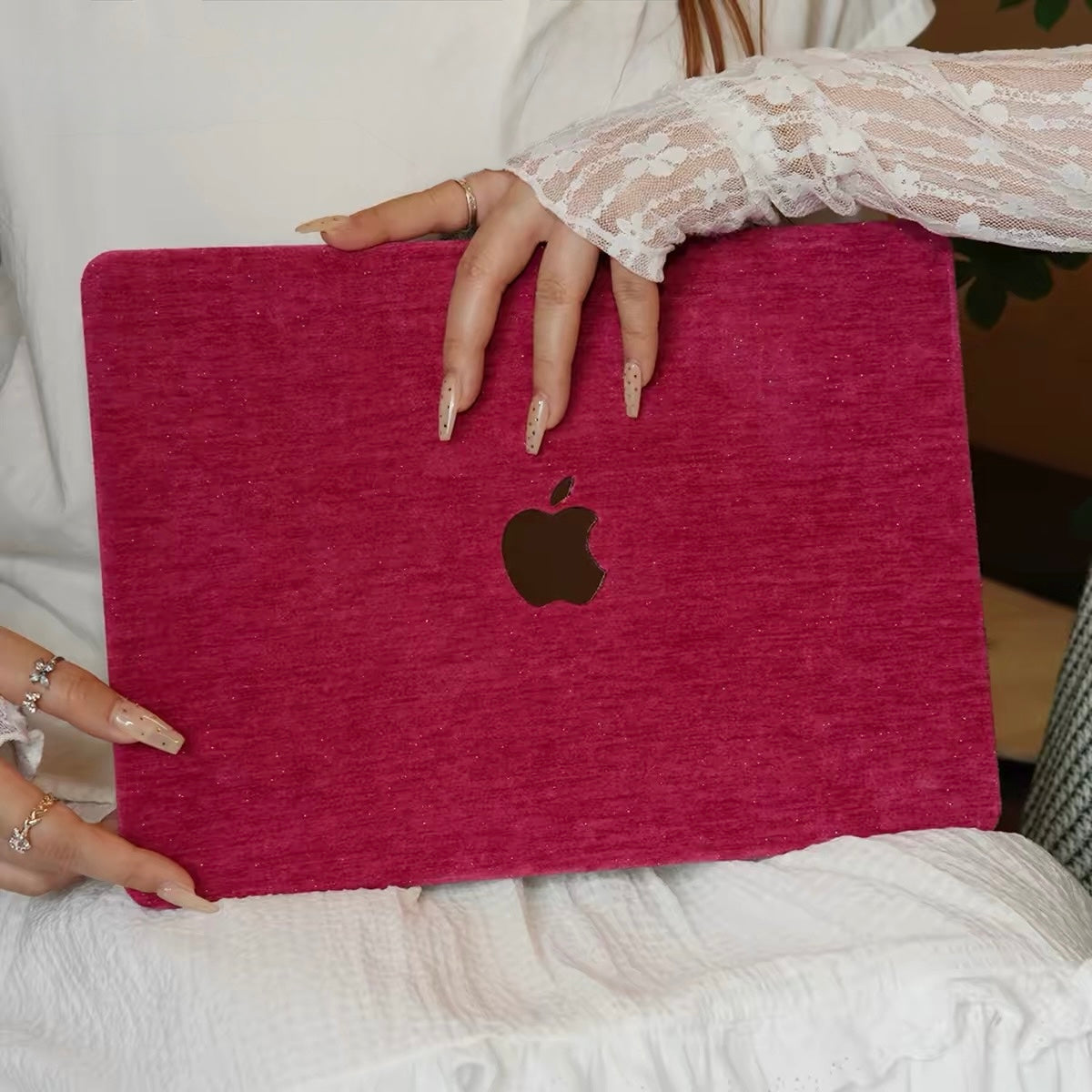 Premium Velvet MacBook Case