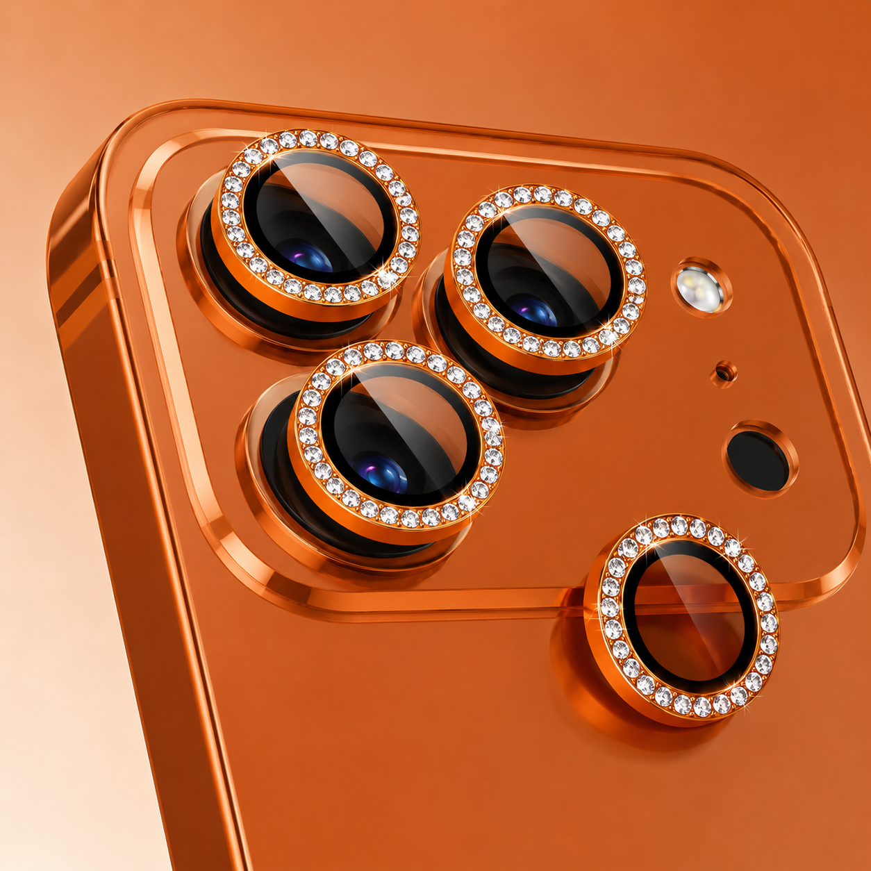 Diamond Camera Lens Ring Protector for iPhone