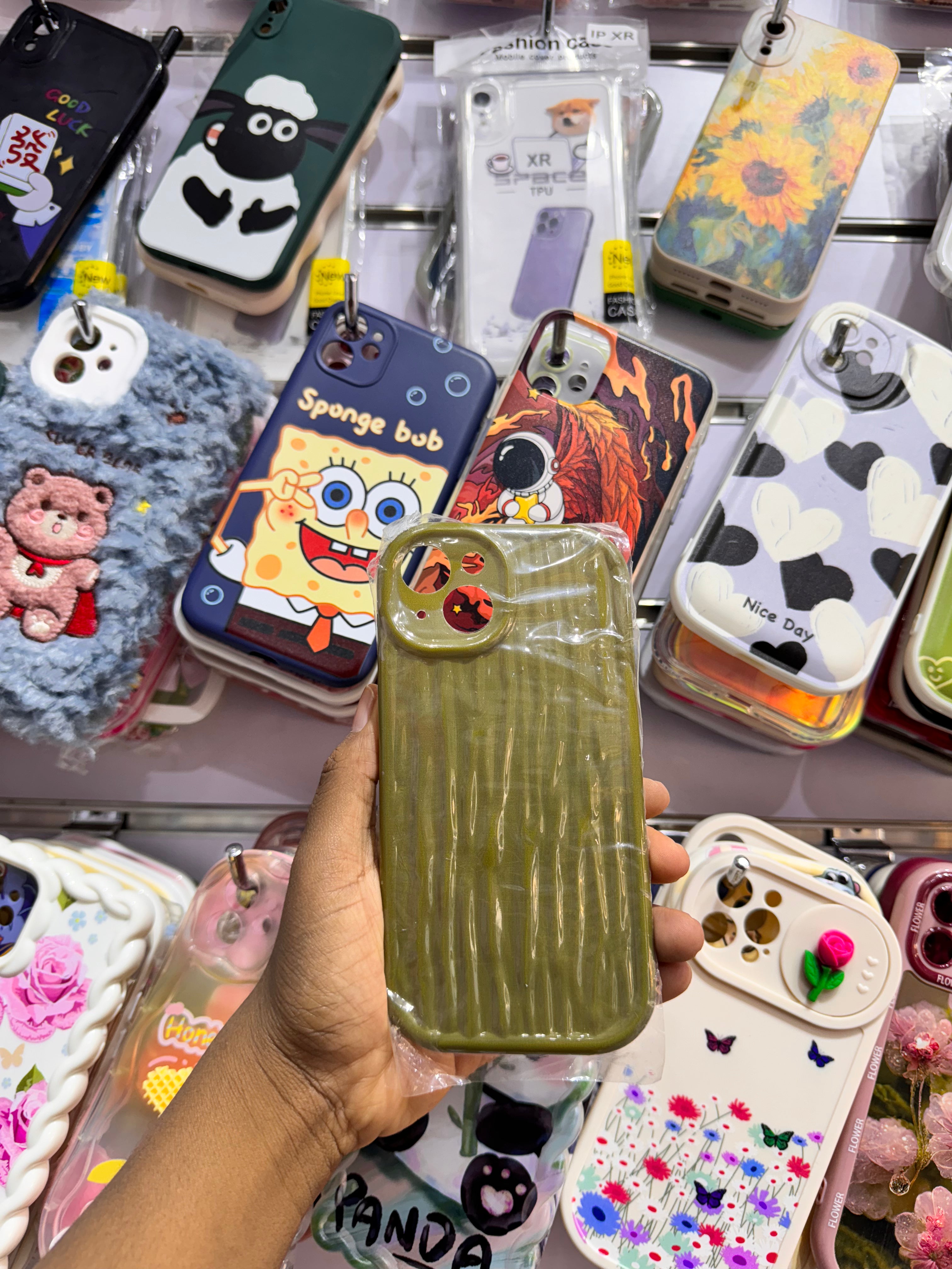 Green Protective Case For iPhones