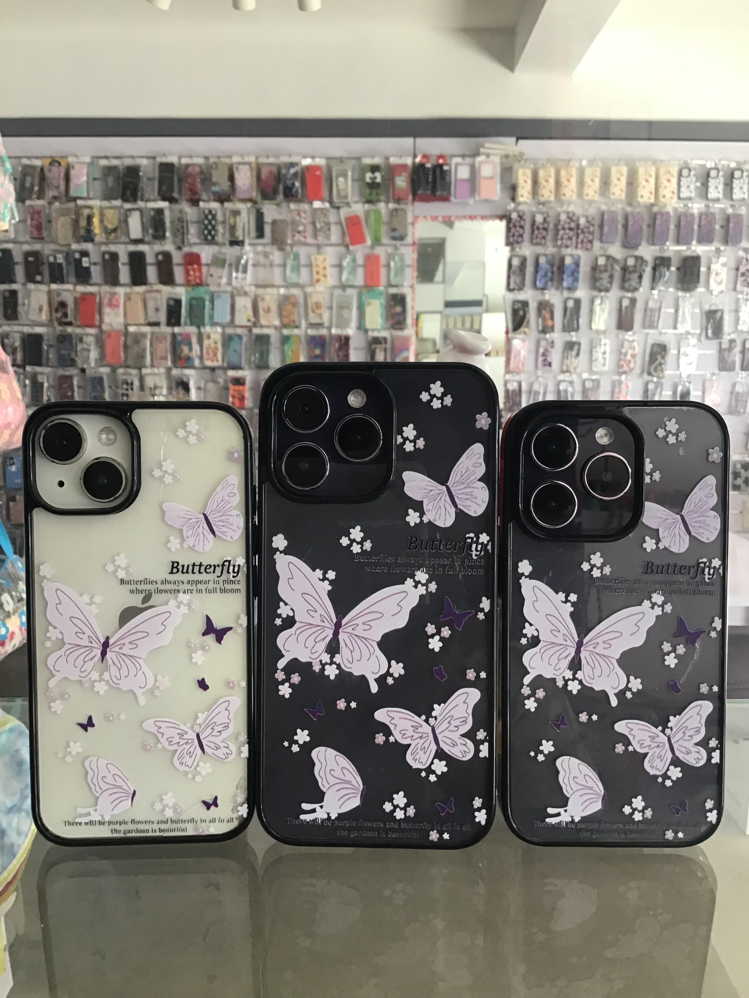 Lilac Butterfly Glow Case