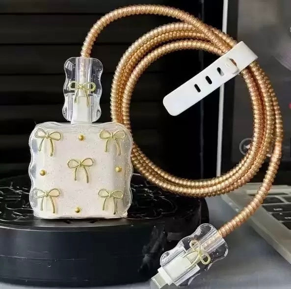 Gold Bow 20W 5pc Cable Protector Set