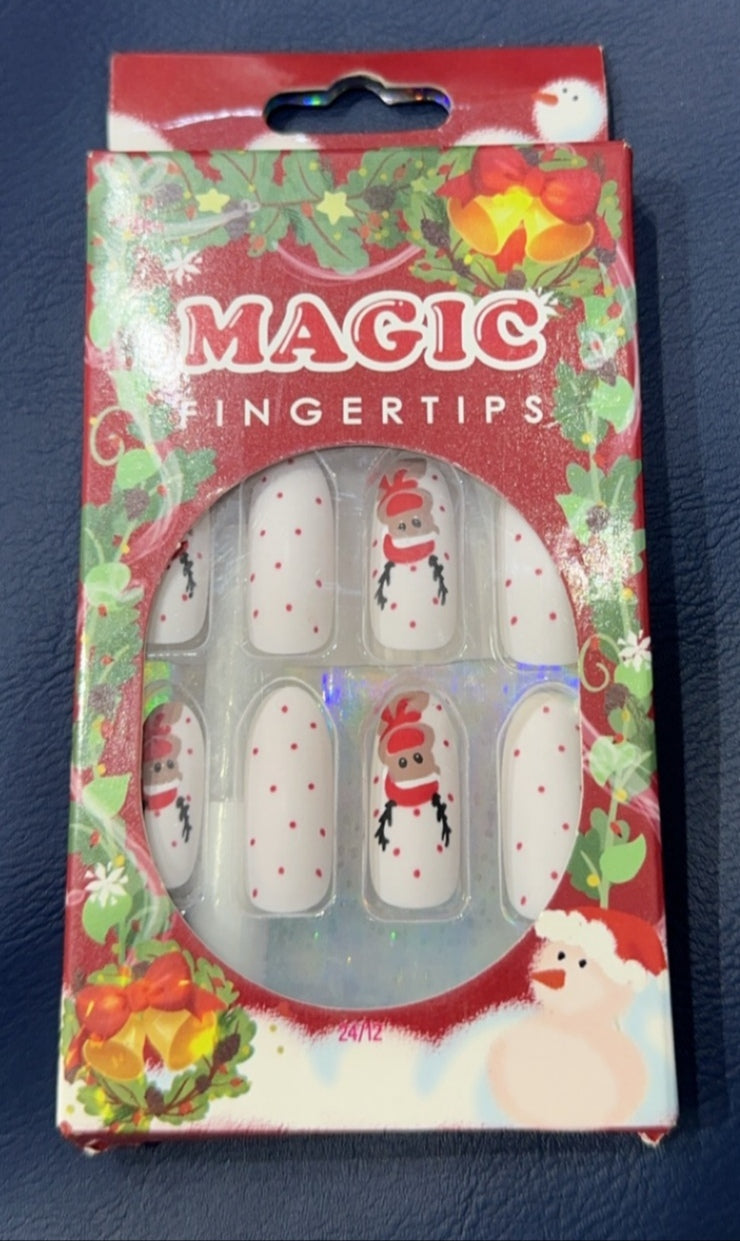 Father Christmas Press on nails