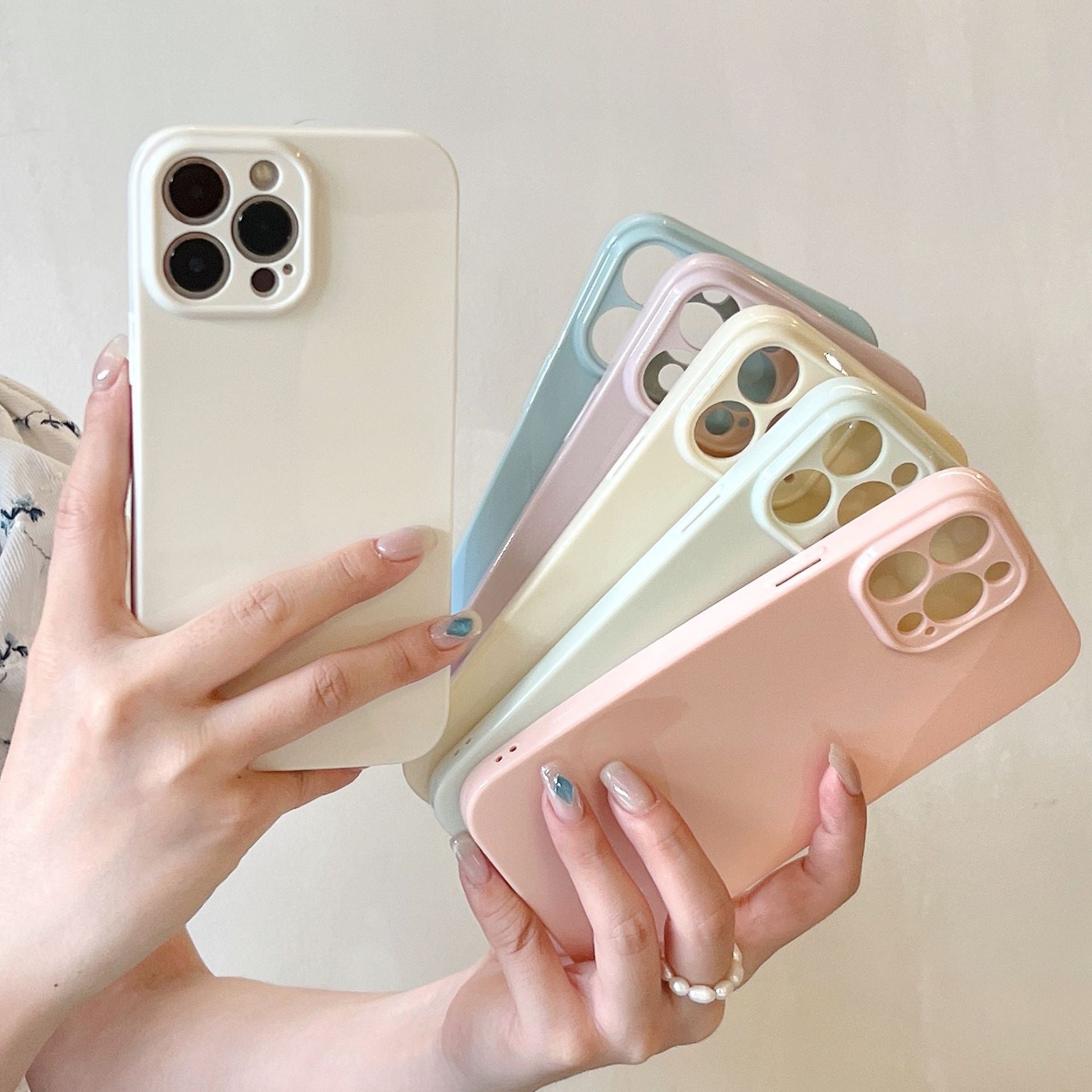 Candy color soft Case For iphones