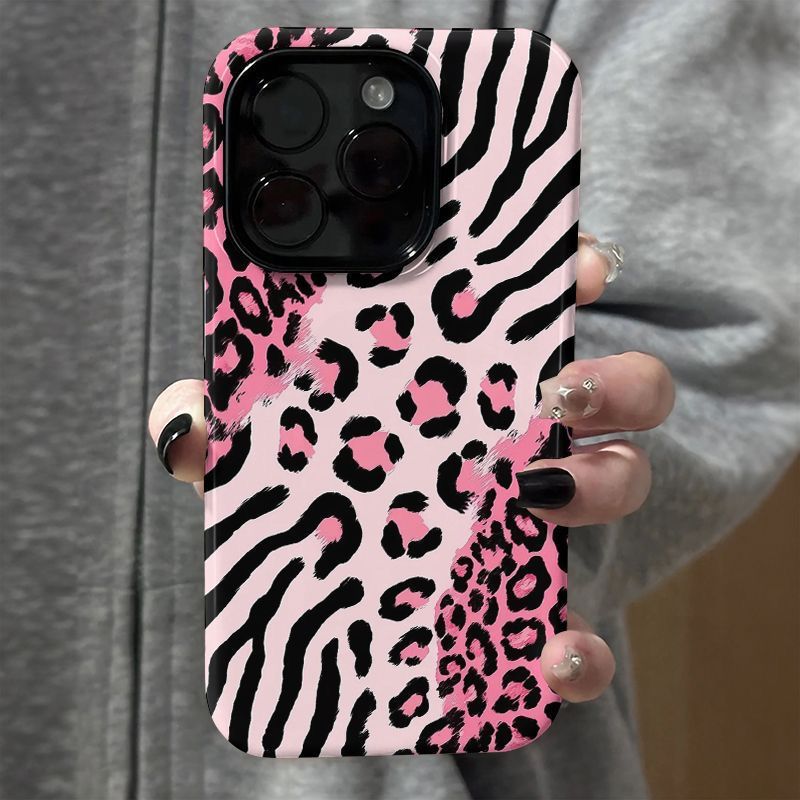 Pink leopard case for iPhones