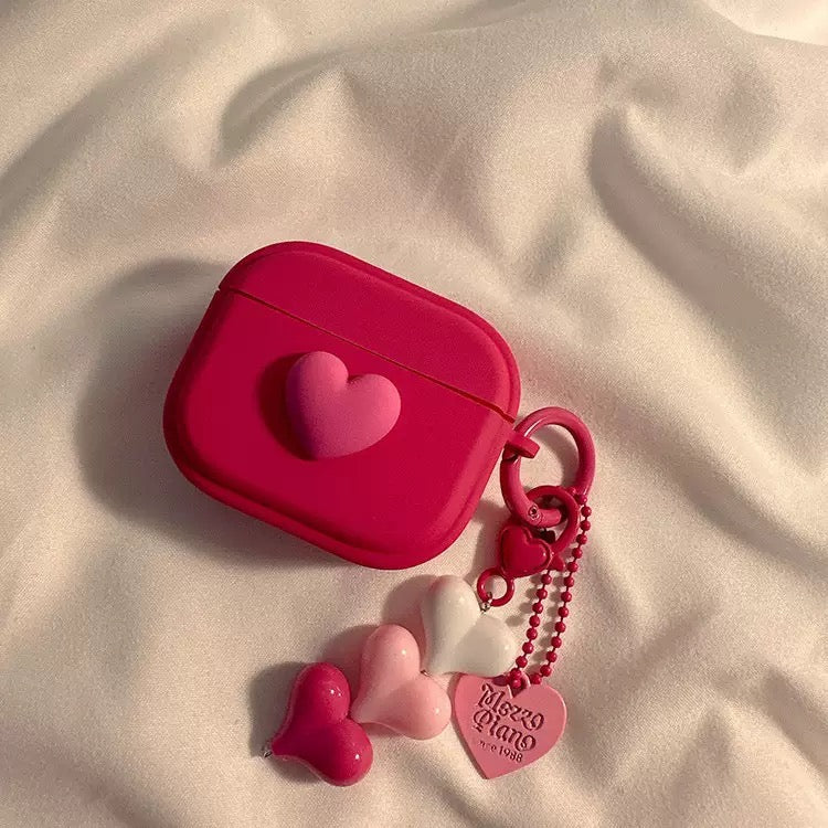 Heart Charm AirPods Case