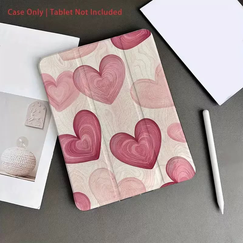 Heart shaped pattern case for iPad