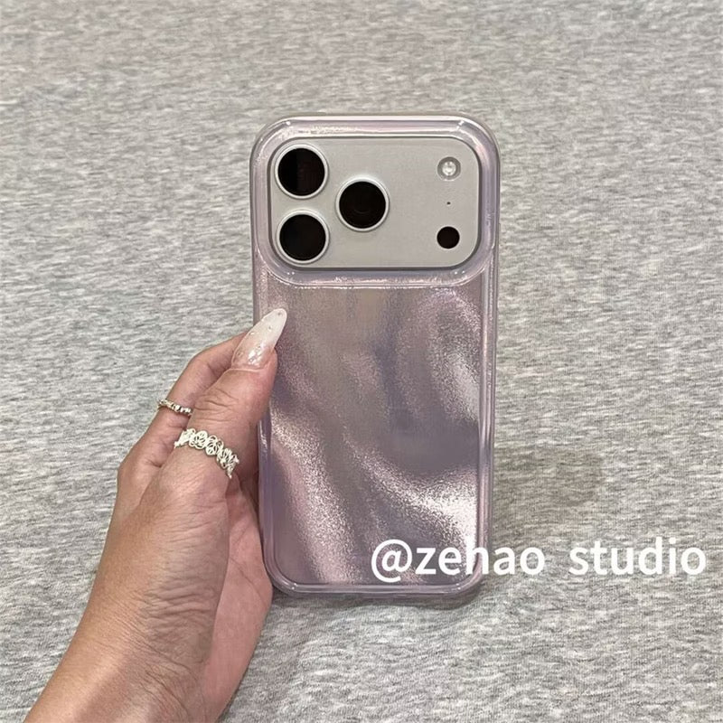 Soft Lavender Wave iPhone Case