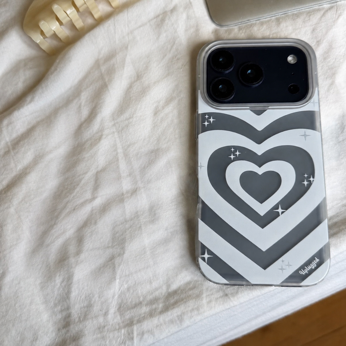 White Heart iPhone Case