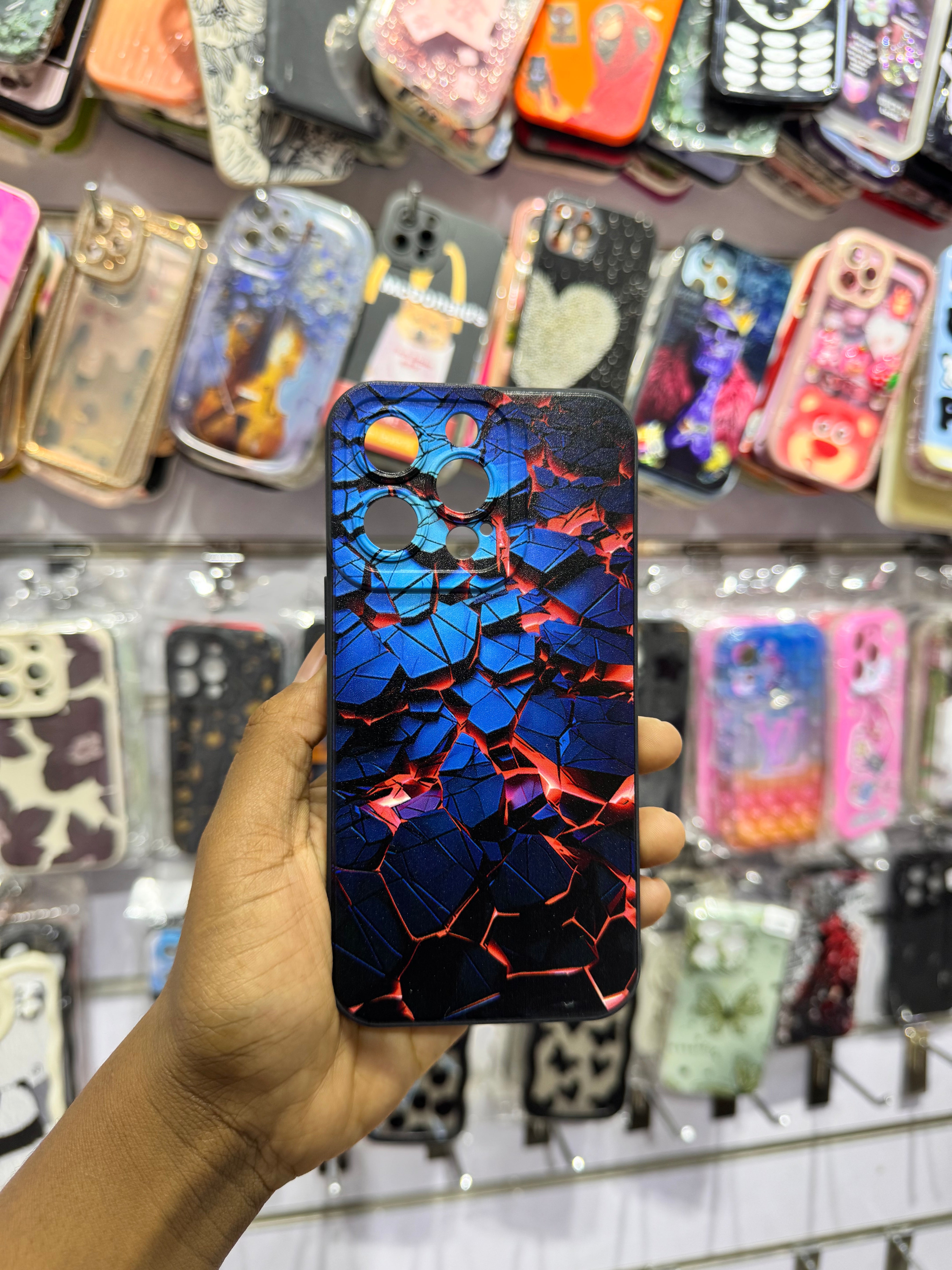 Blue volcano Case For Phones