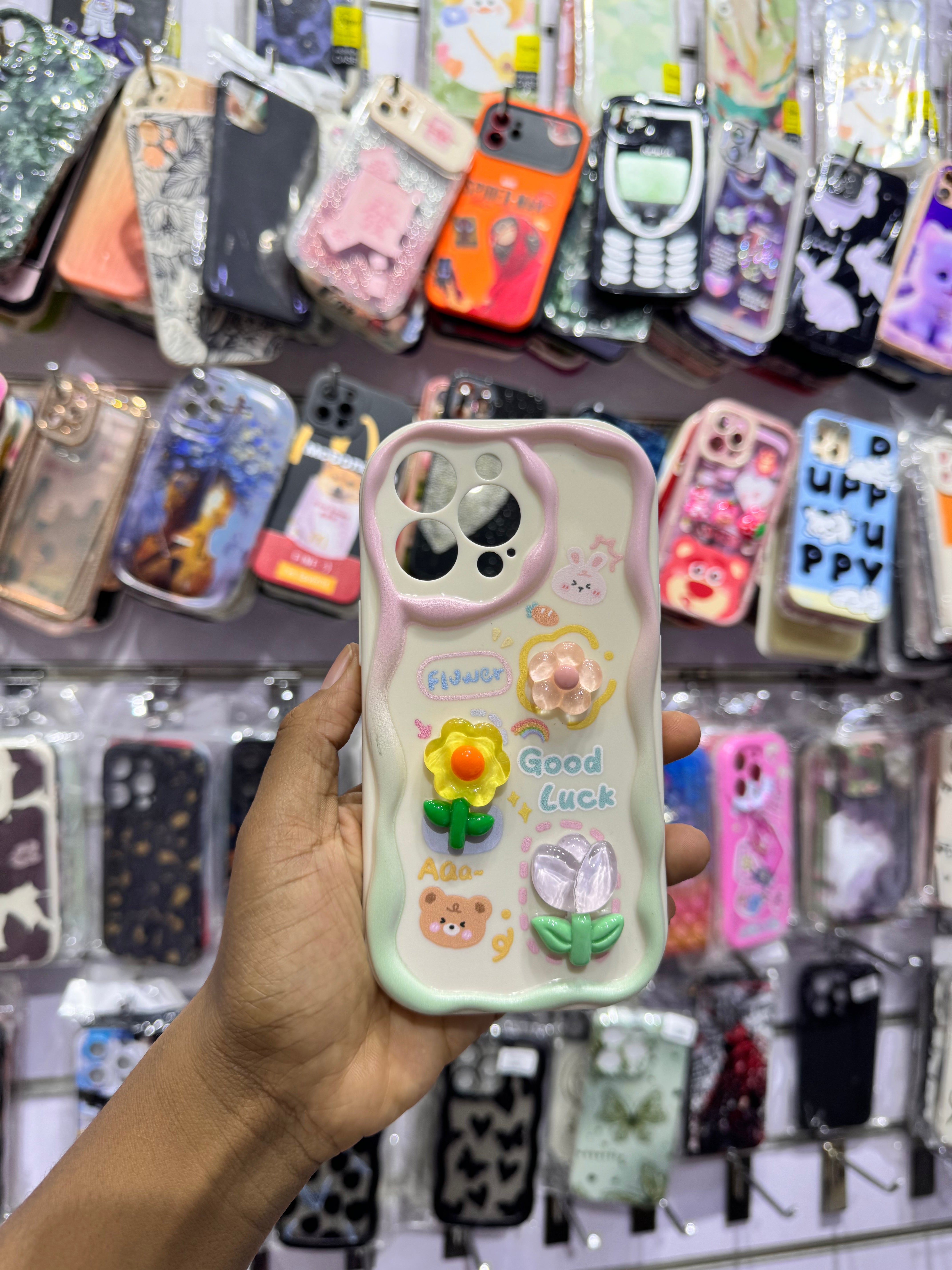 Flower Good Luck Case For IPhone