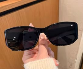 Oversized Black Cat Eye Sun Glasses
