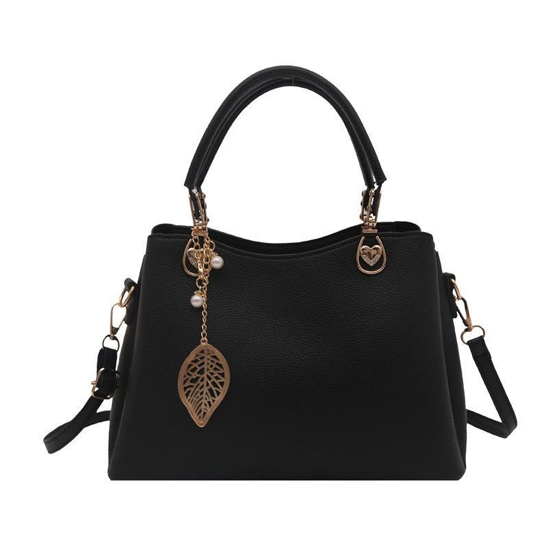 Classic Black Top Handle Bag