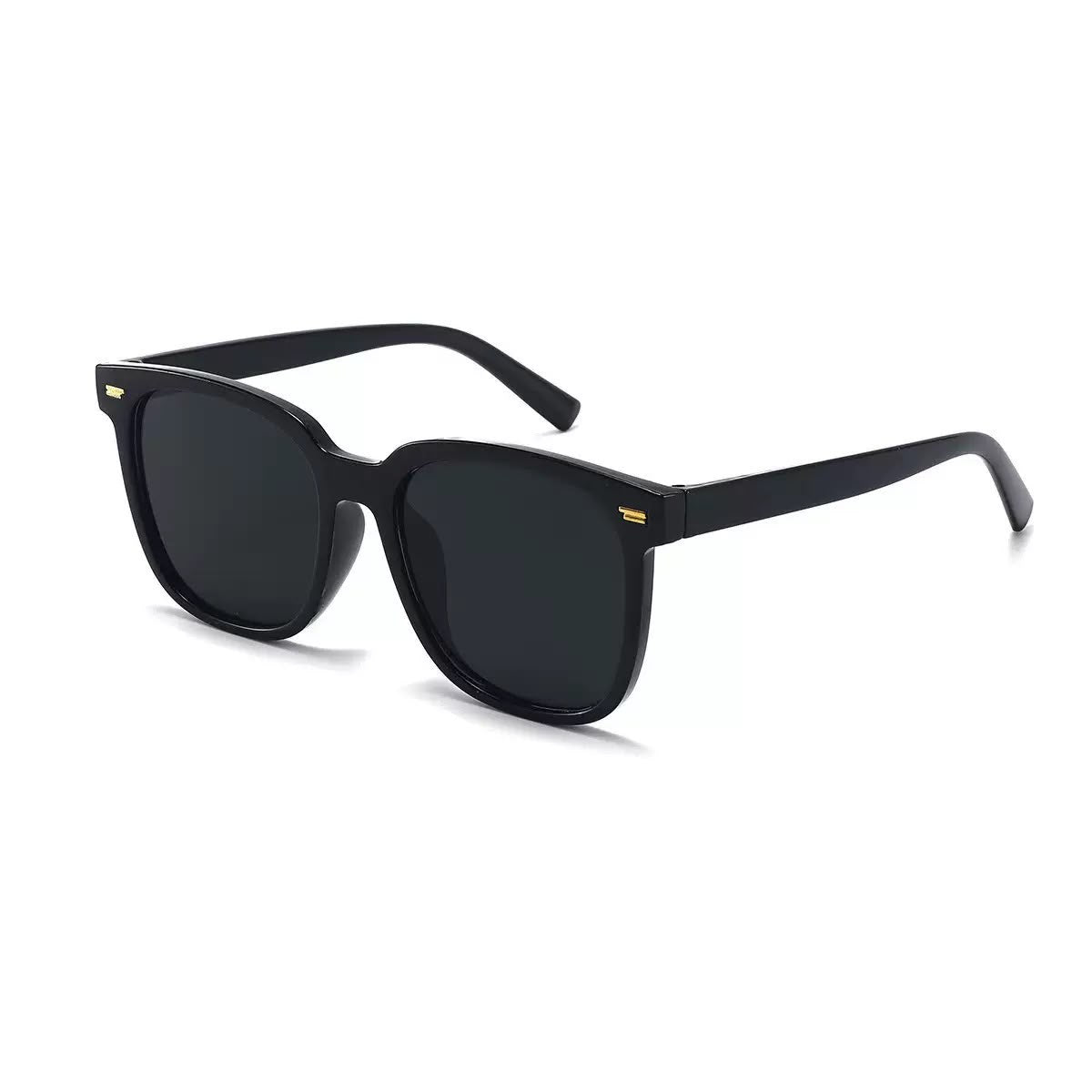 Classic Black Square Sunglasses
