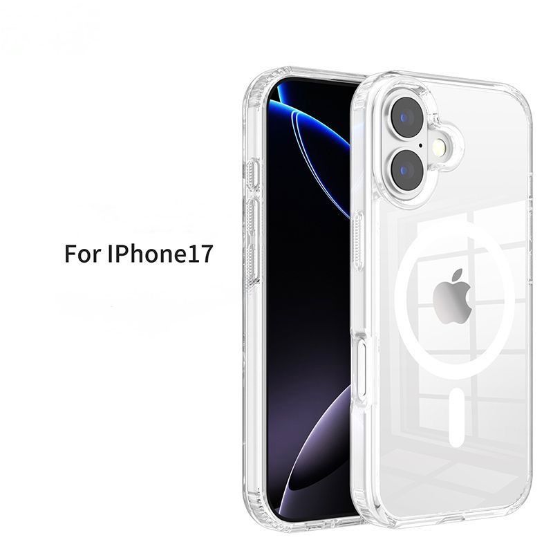 Transparent MagSafe Case – Clear Protective Case for iPhone 17 Series
