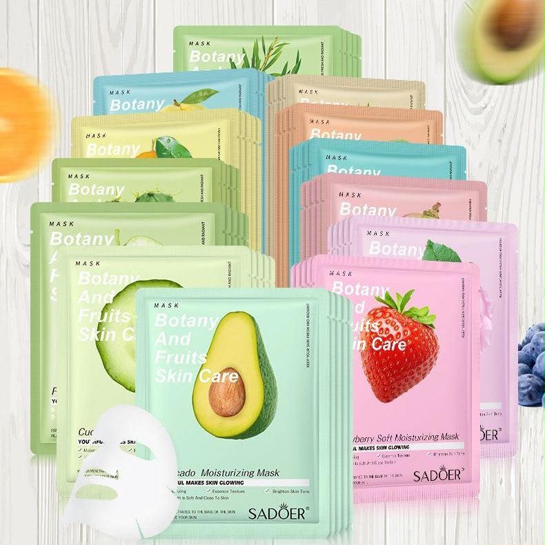 Assorted Fruit & Botanical Sheet Masks
