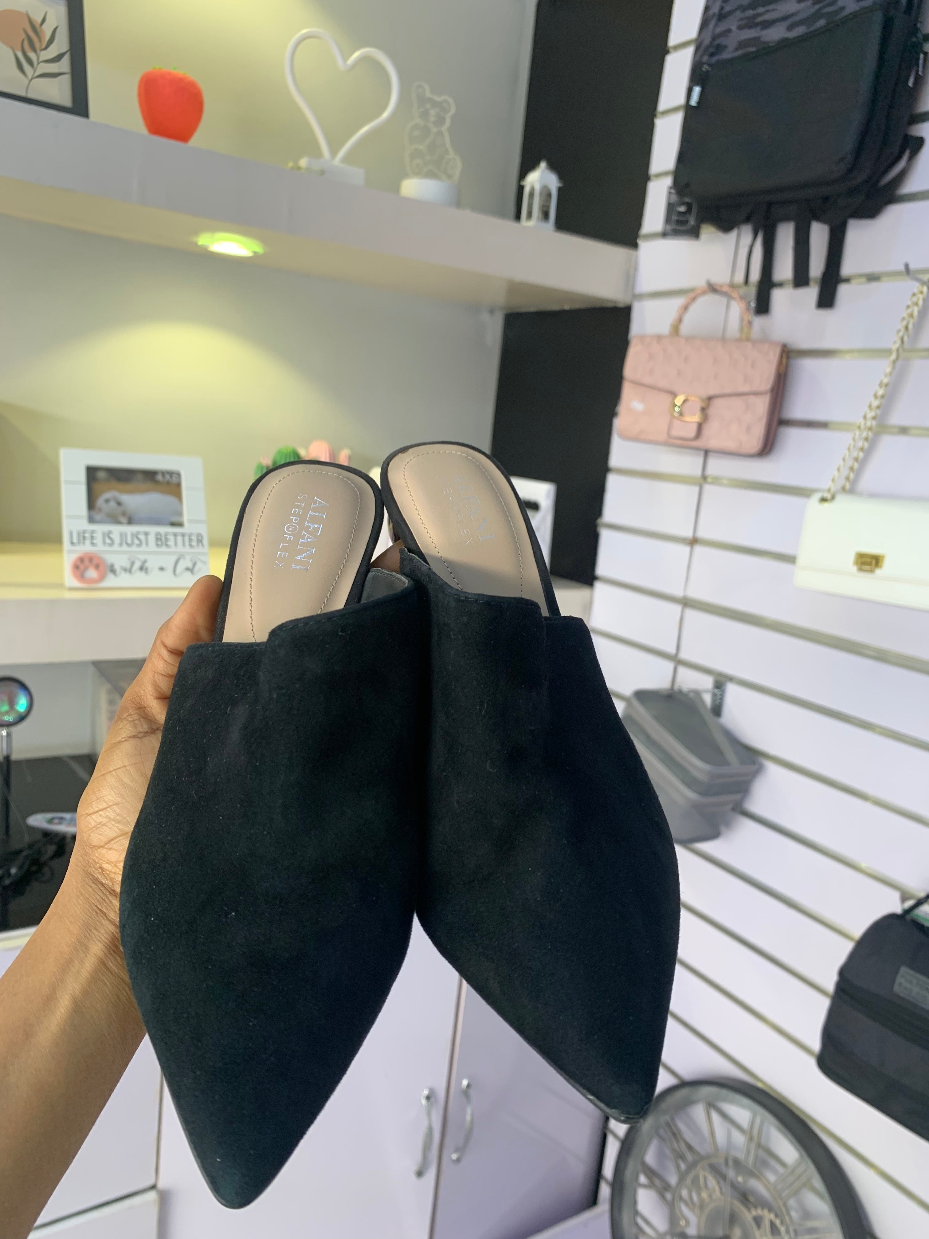 Black Half Cover Shoe Size 38