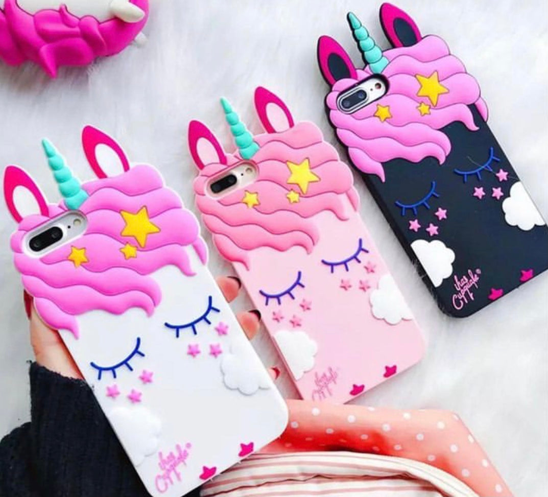 3D Unicorn Case For iPhone